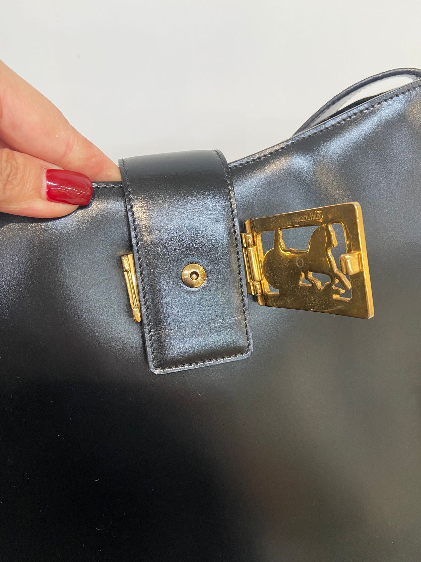 Celine 馬車扣單肩袋