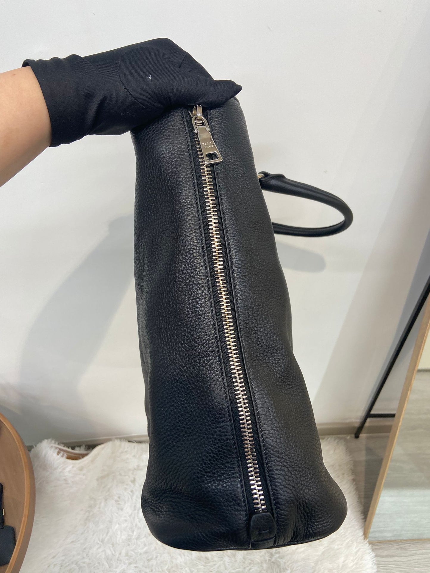 Prada 牛皮 2 ways 兩用袋