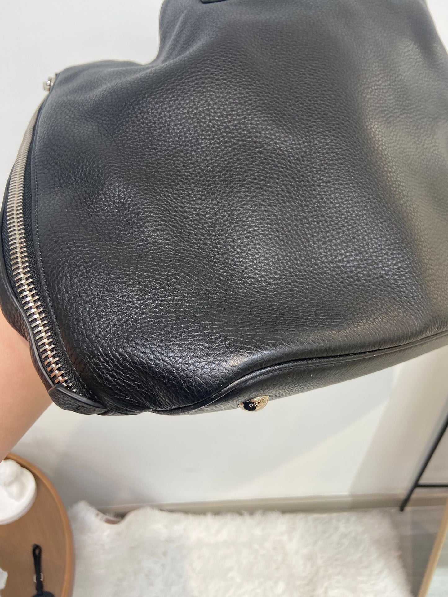 Prada 牛皮 2 ways 兩用袋