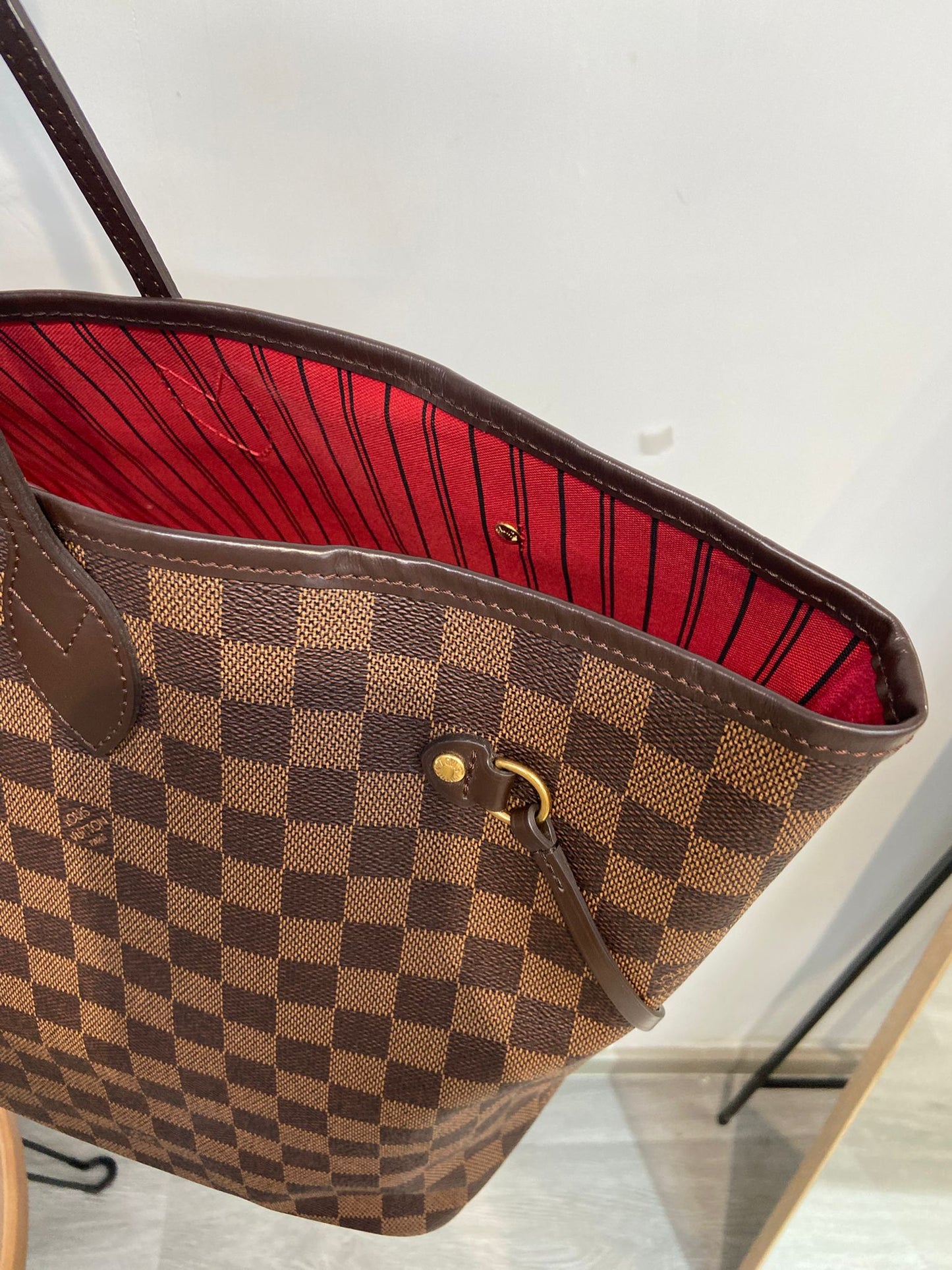 LV Neverfull GM 棋盤