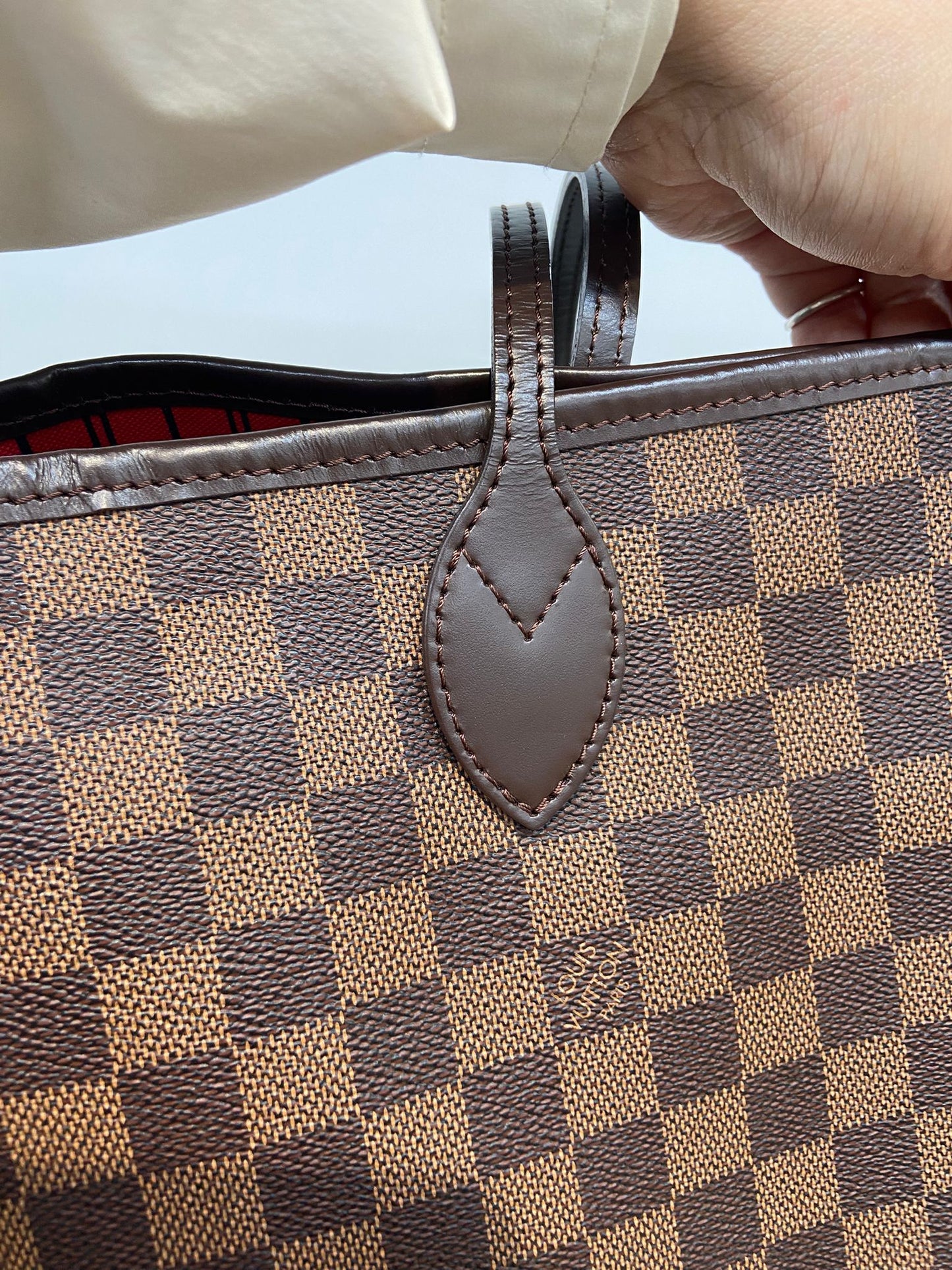 LV Neverfull GM 棋盤