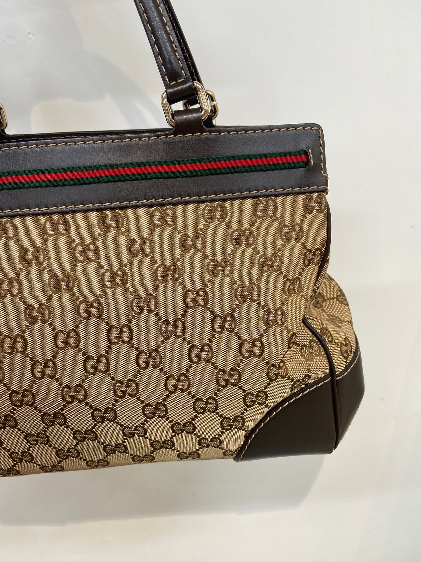 GUCCI 老花單肩包