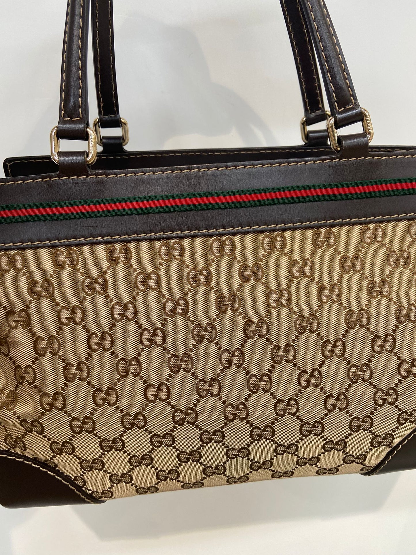 GUCCI 老花單肩包