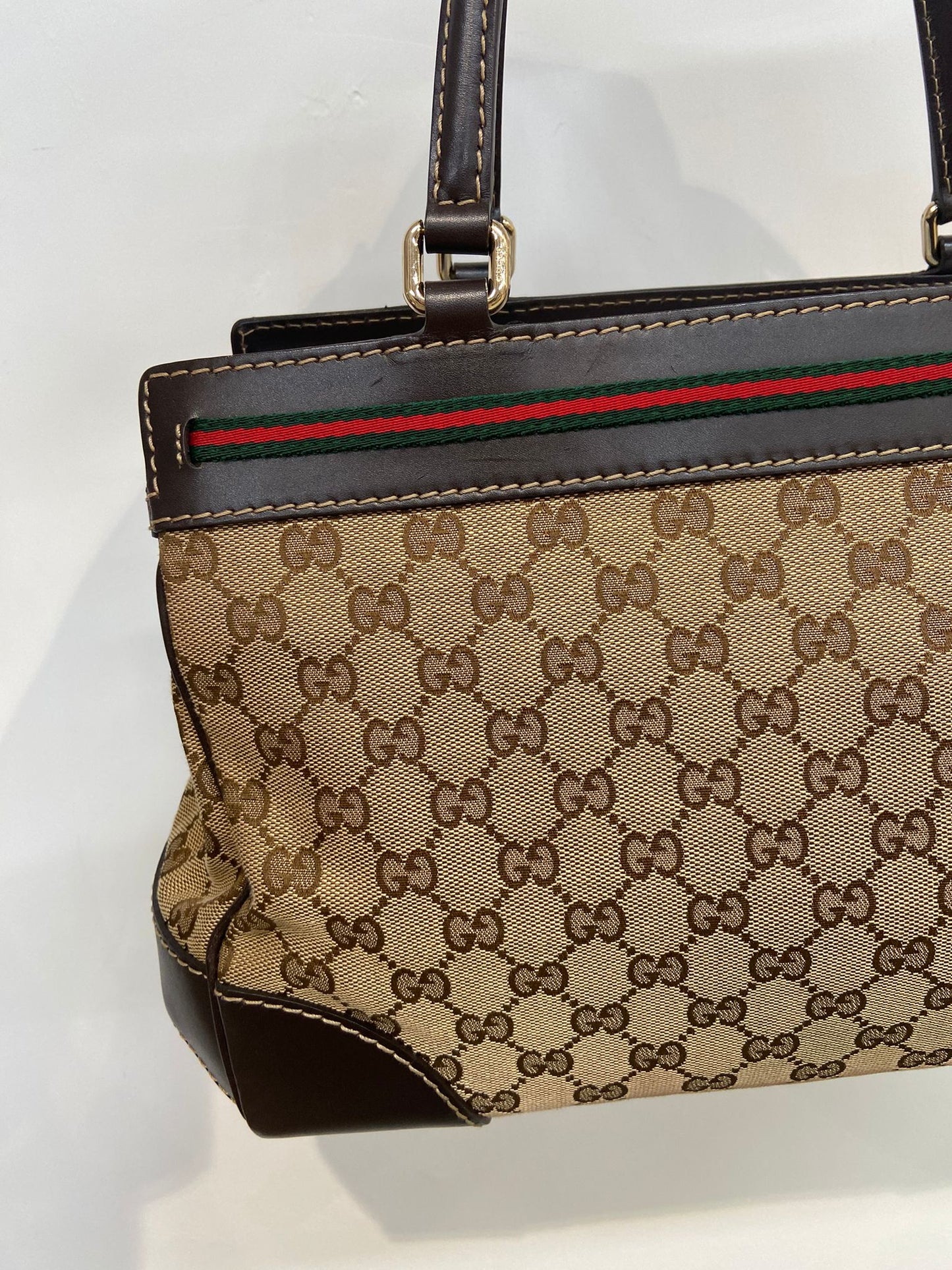 GUCCI 老花單肩包
