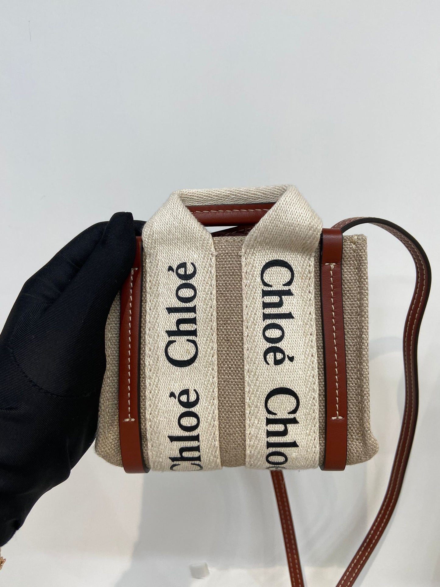 Chole Woody tote Nano