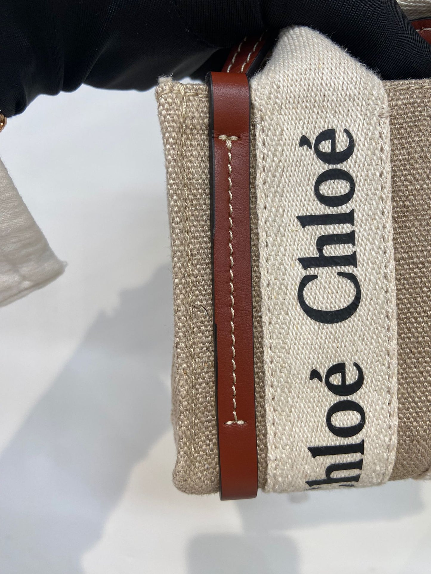 Chole Woody tote Nano