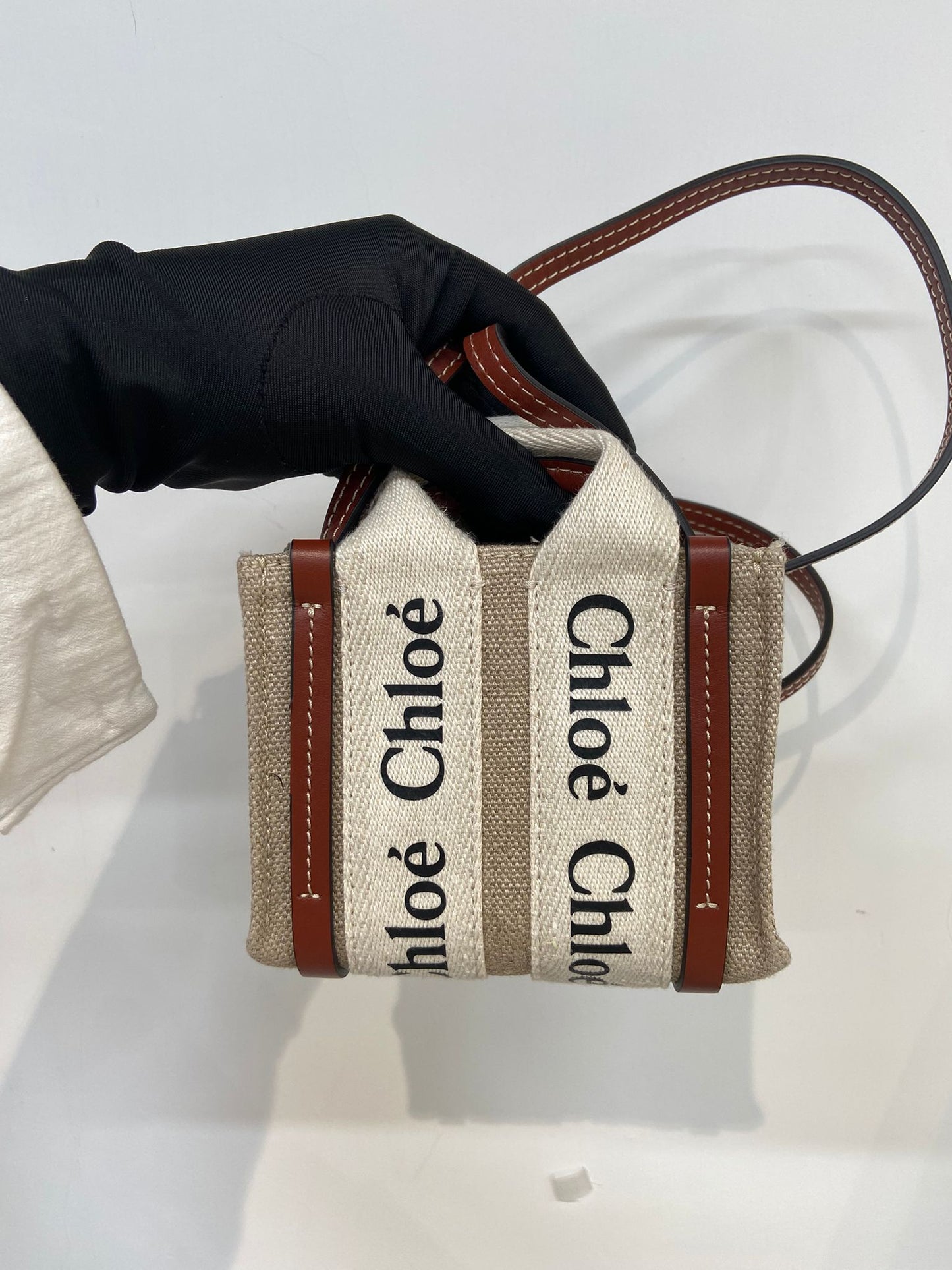 Chole Woody tote Nano