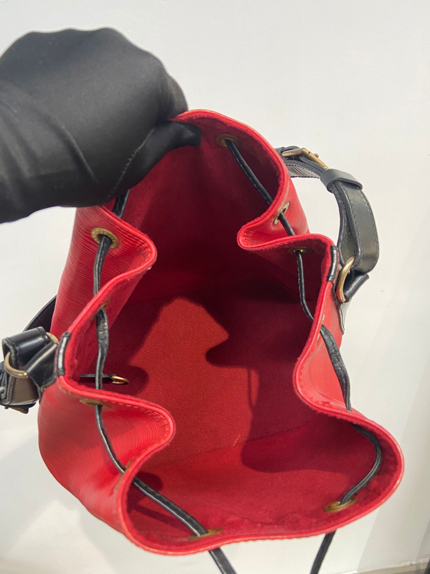 LV EPI拼色水桶袋