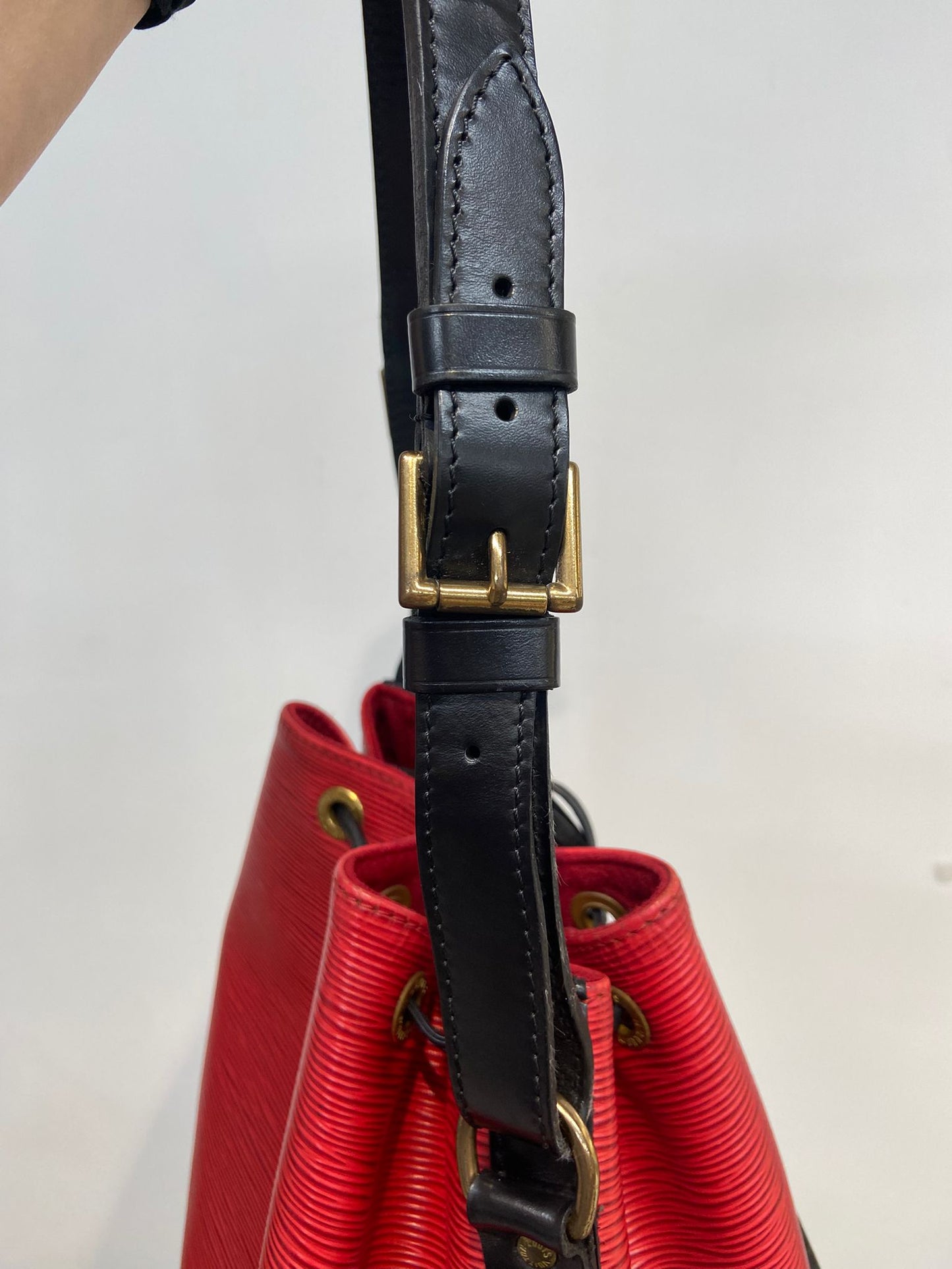 LV EPI拼色水桶袋
