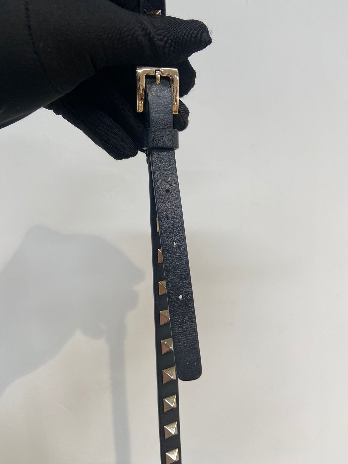 Valentino 黑色斜孭袋