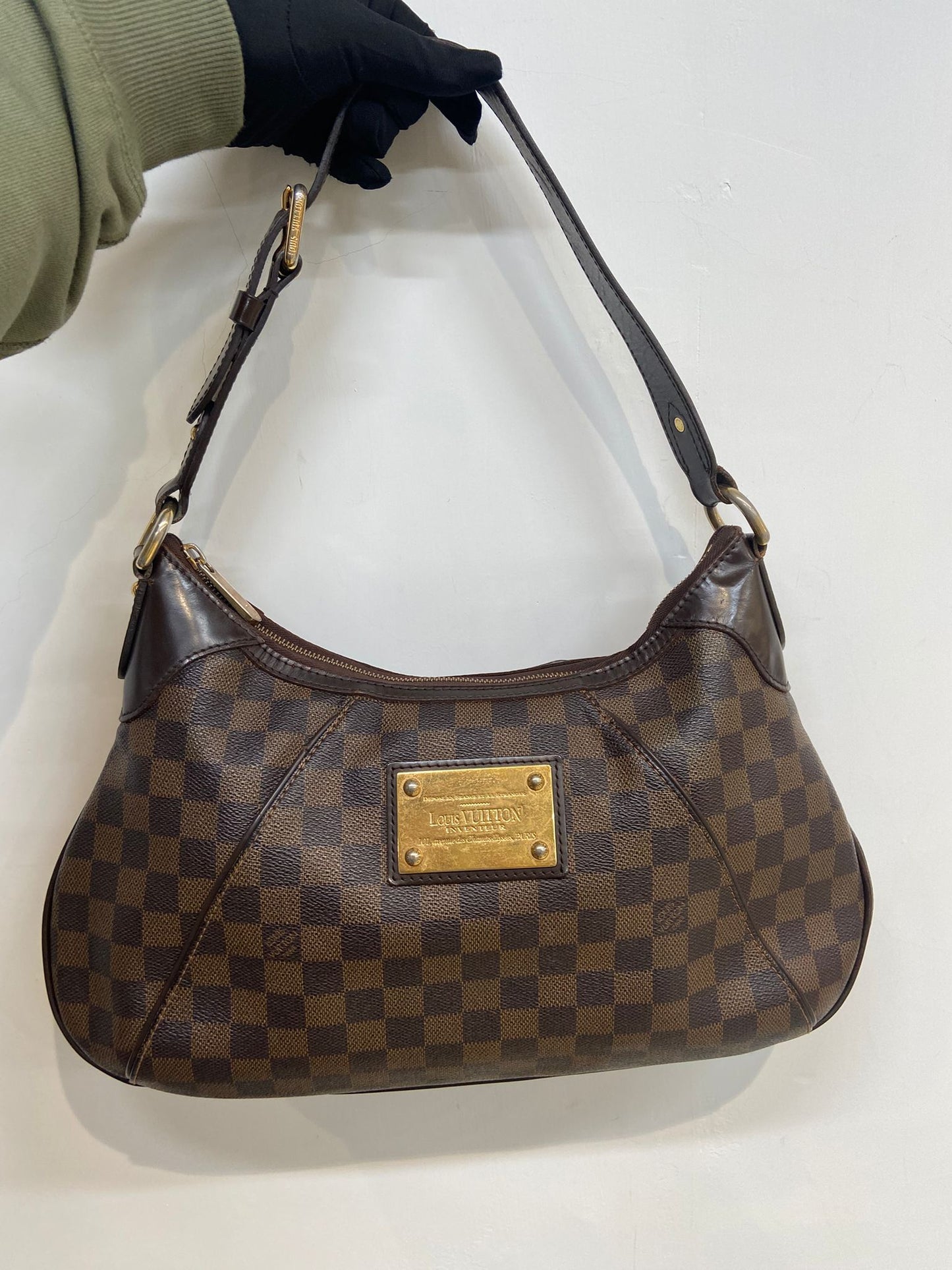 LV Damier Thames PM 棋盤Hobo