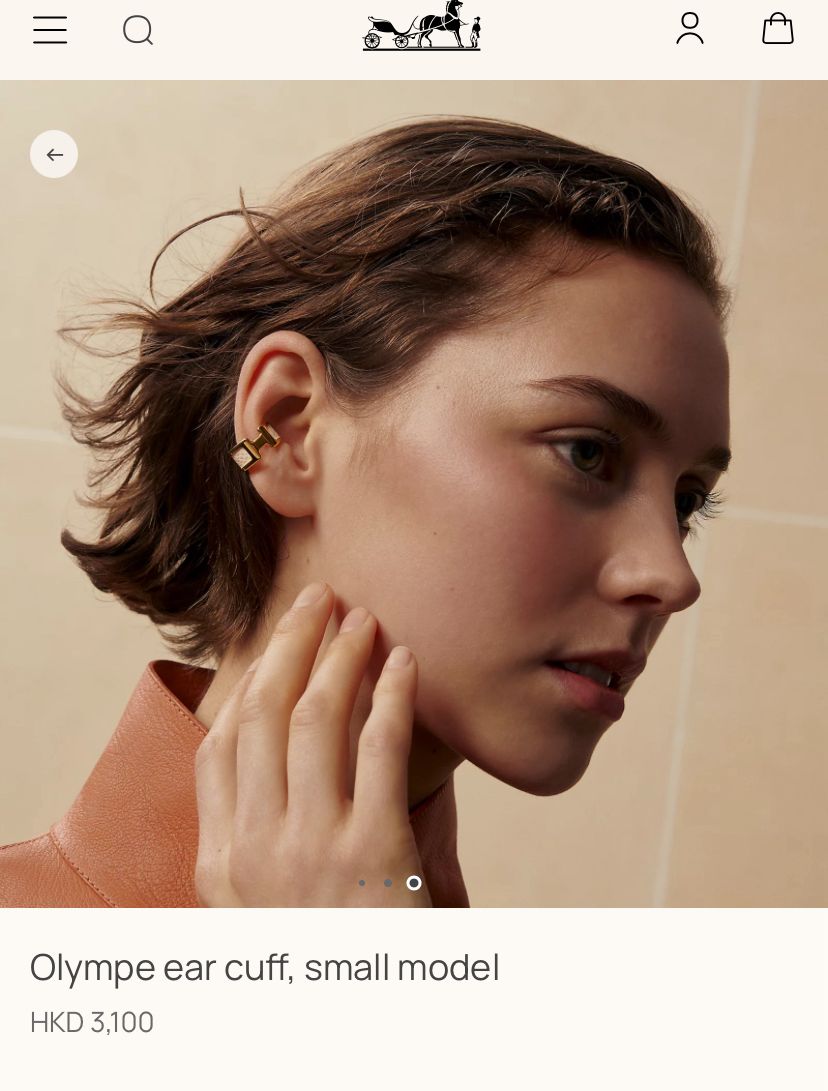 Hermes olympe ear cuff 耳骨夾