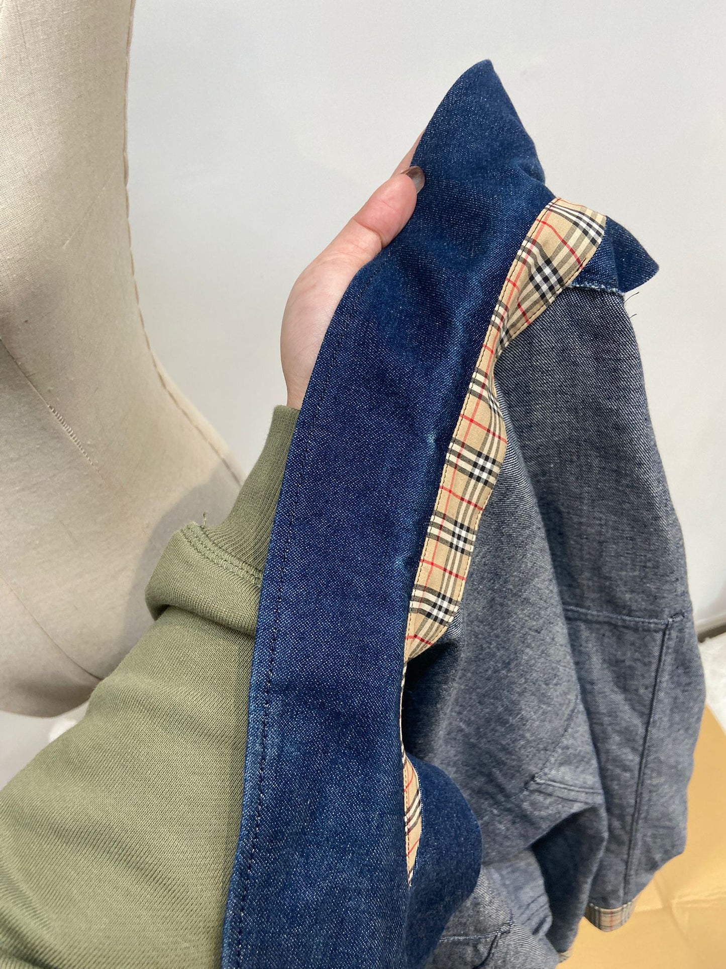 Burberry jeans 牛仔 外套