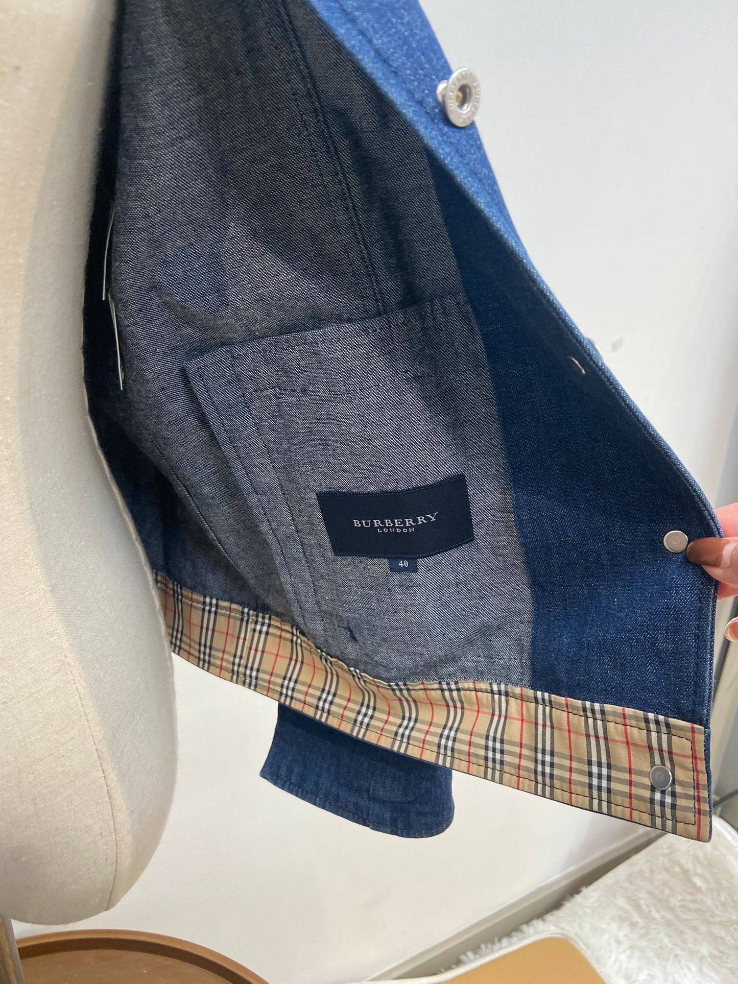 Burberry jeans 牛仔 外套