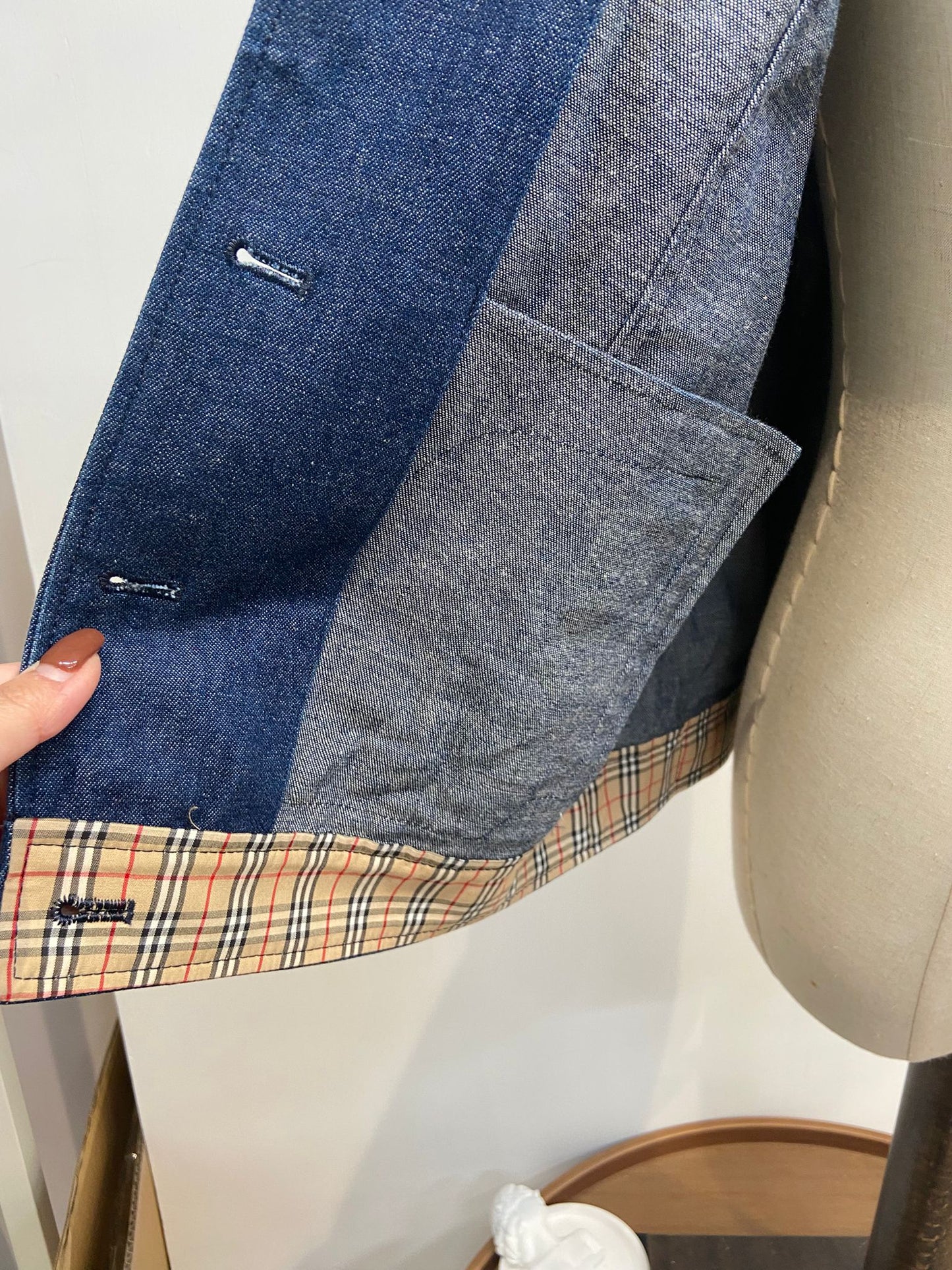 Burberry jeans 牛仔 外套