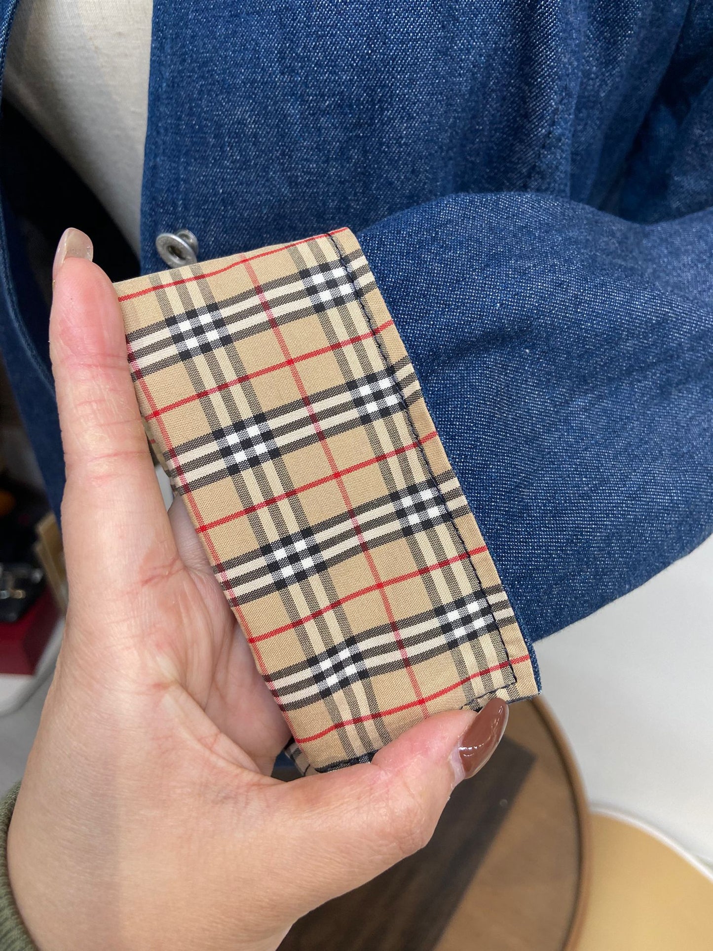 Burberry jeans 牛仔 外套