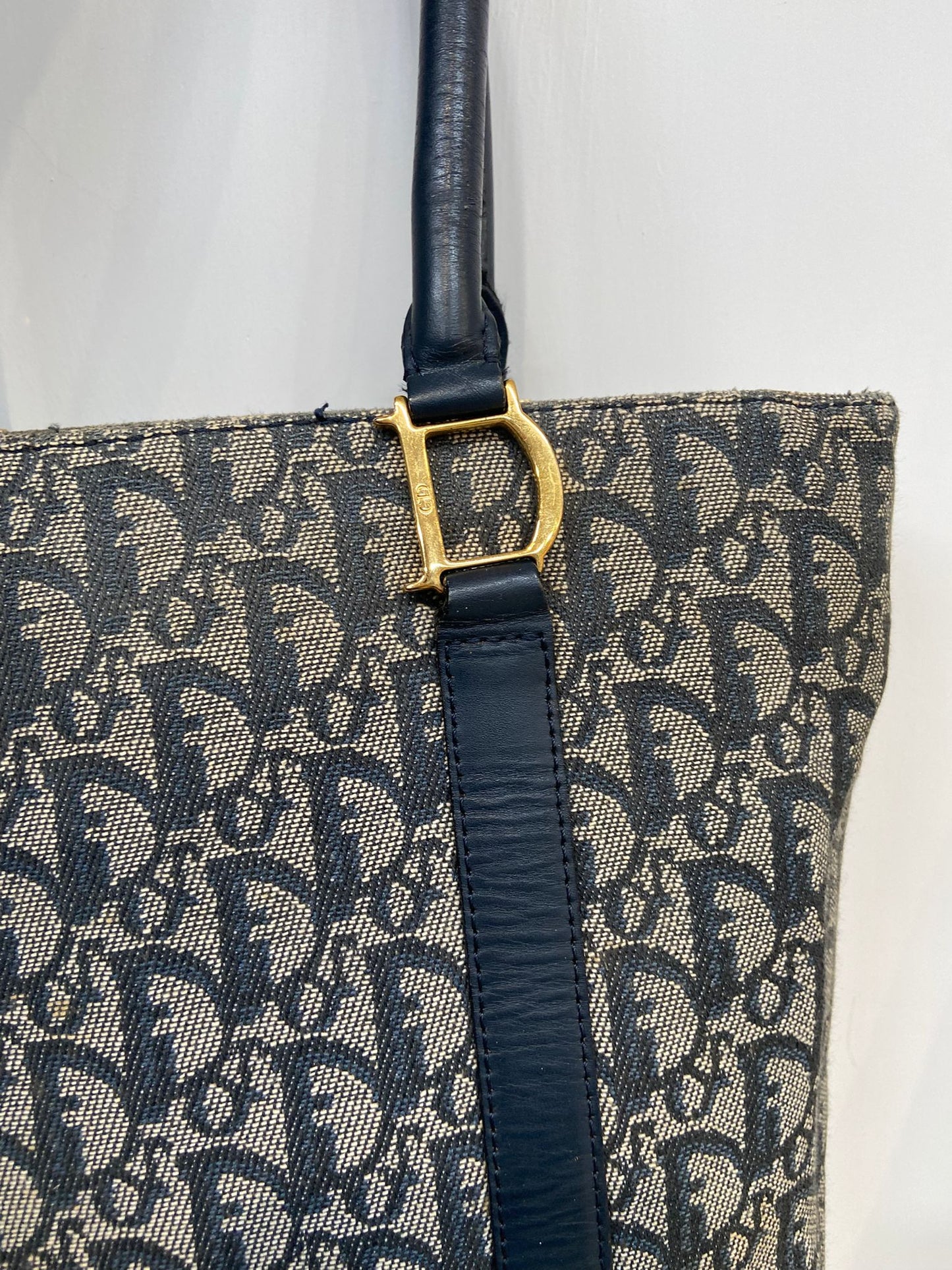 Dior 藍色老花Tote bag