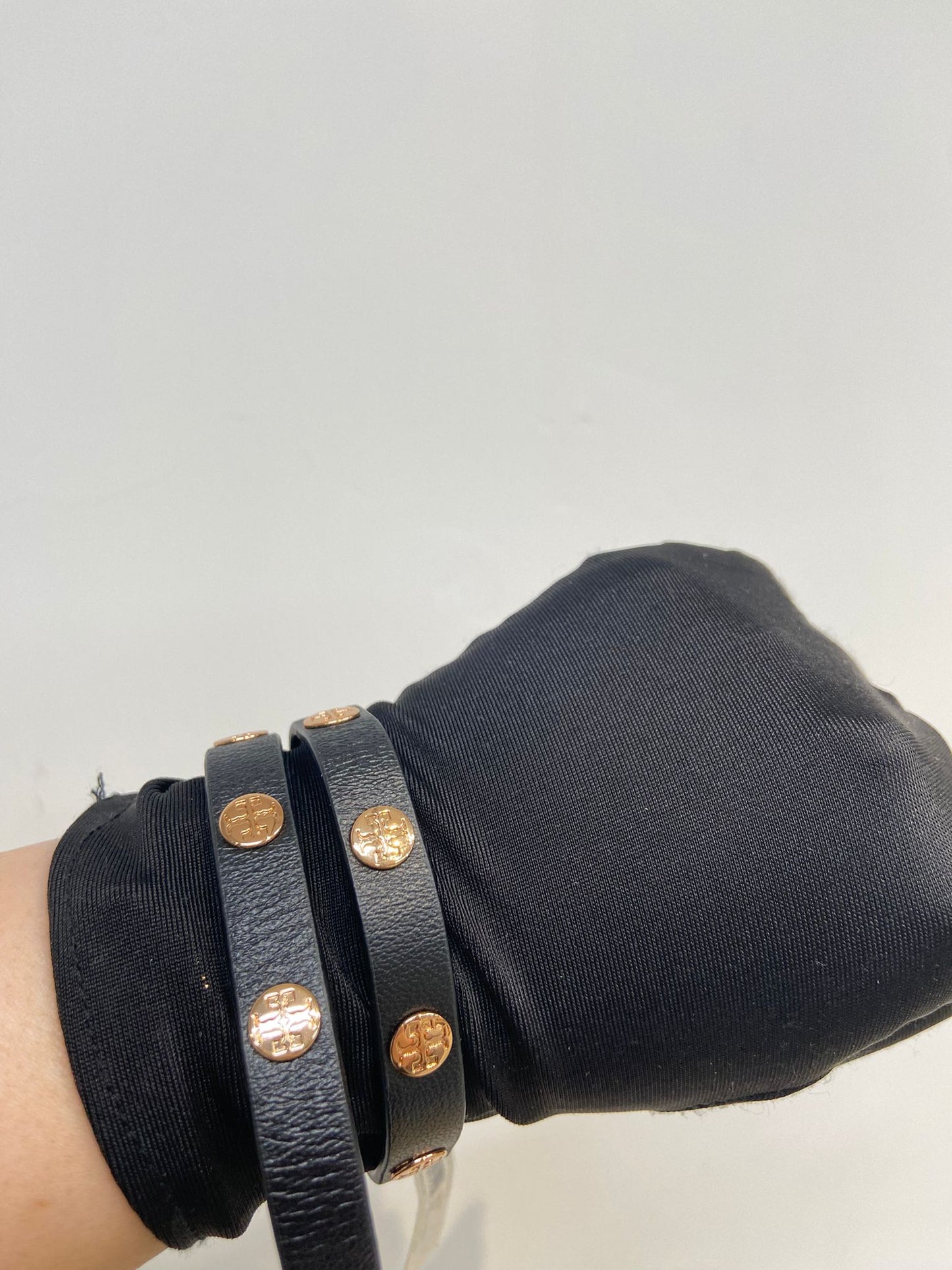 Tory burch 黑色雙圈手帶