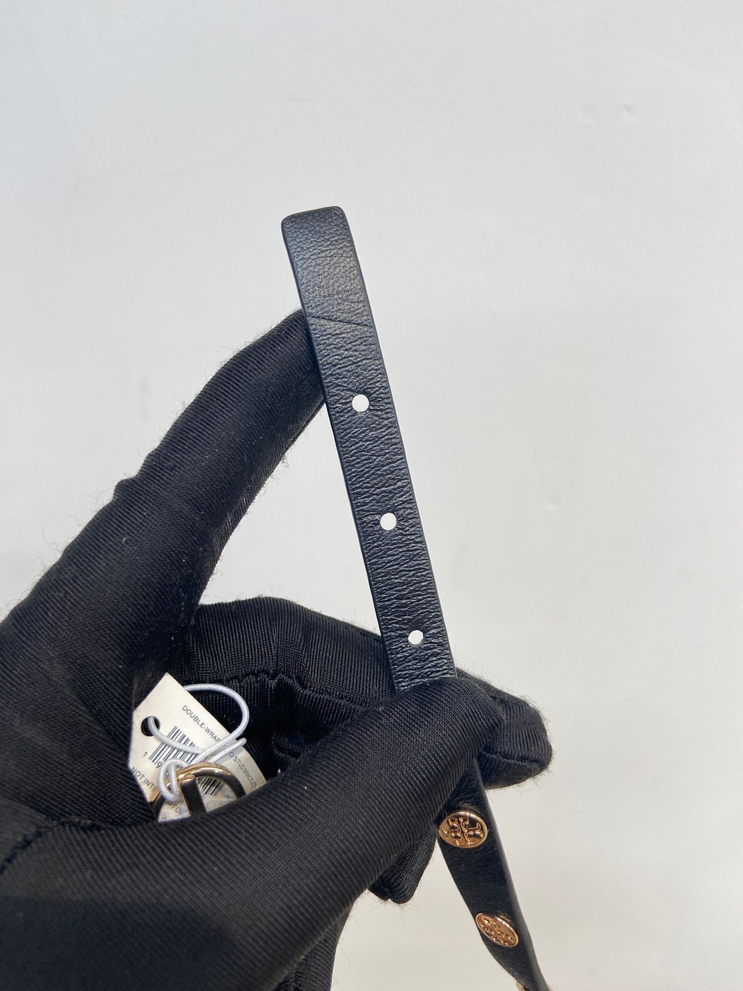 Tory burch 黑色雙圈手帶