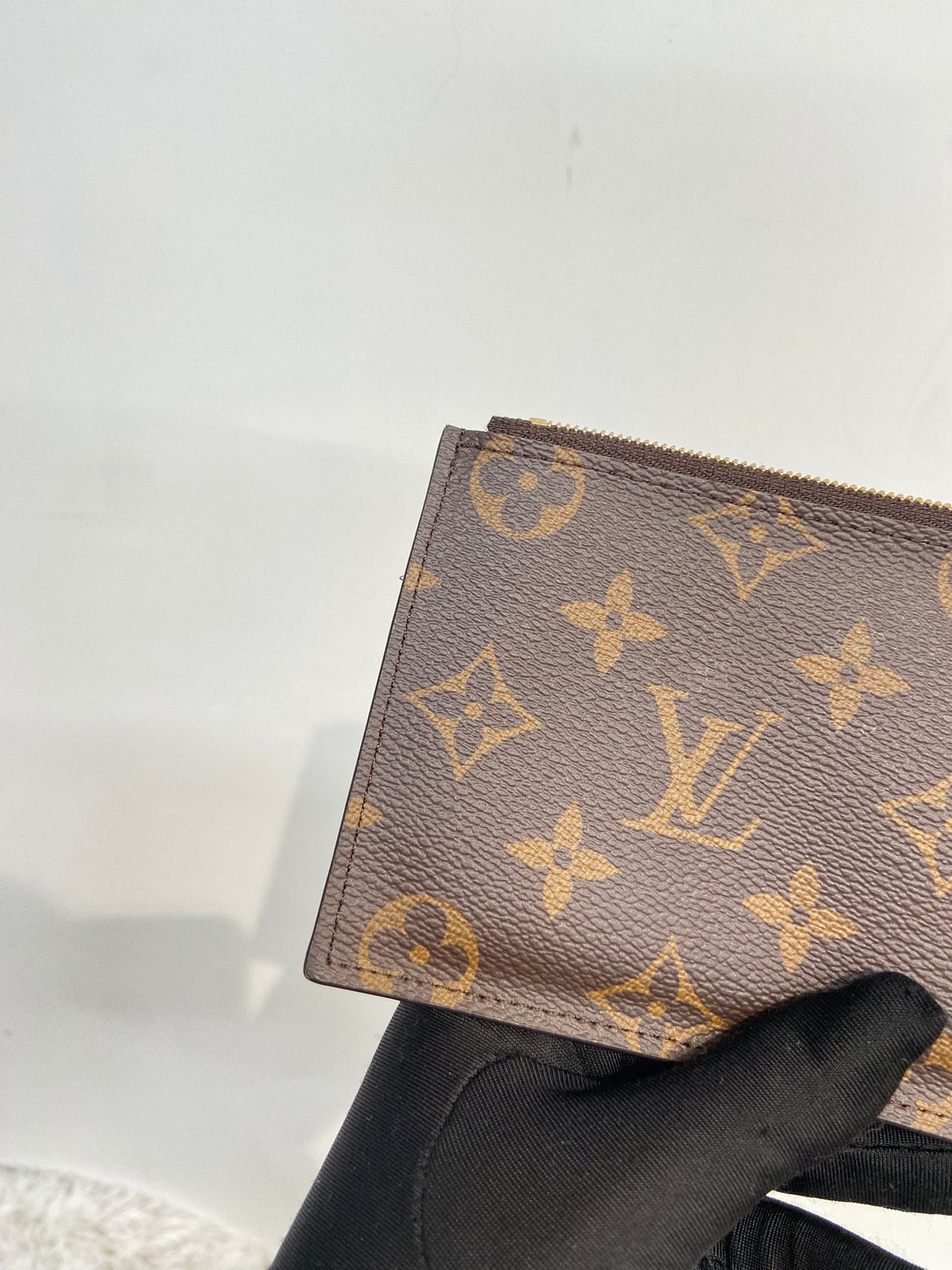 LV 老花/桃紅色 卡包兩件套 一Set