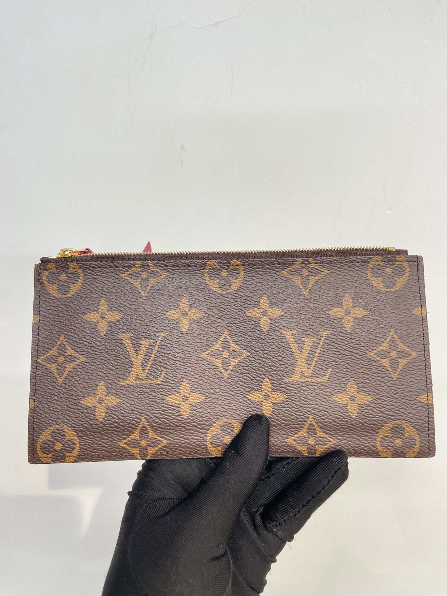 LV 老花/桃紅色 卡包兩件套 一Set