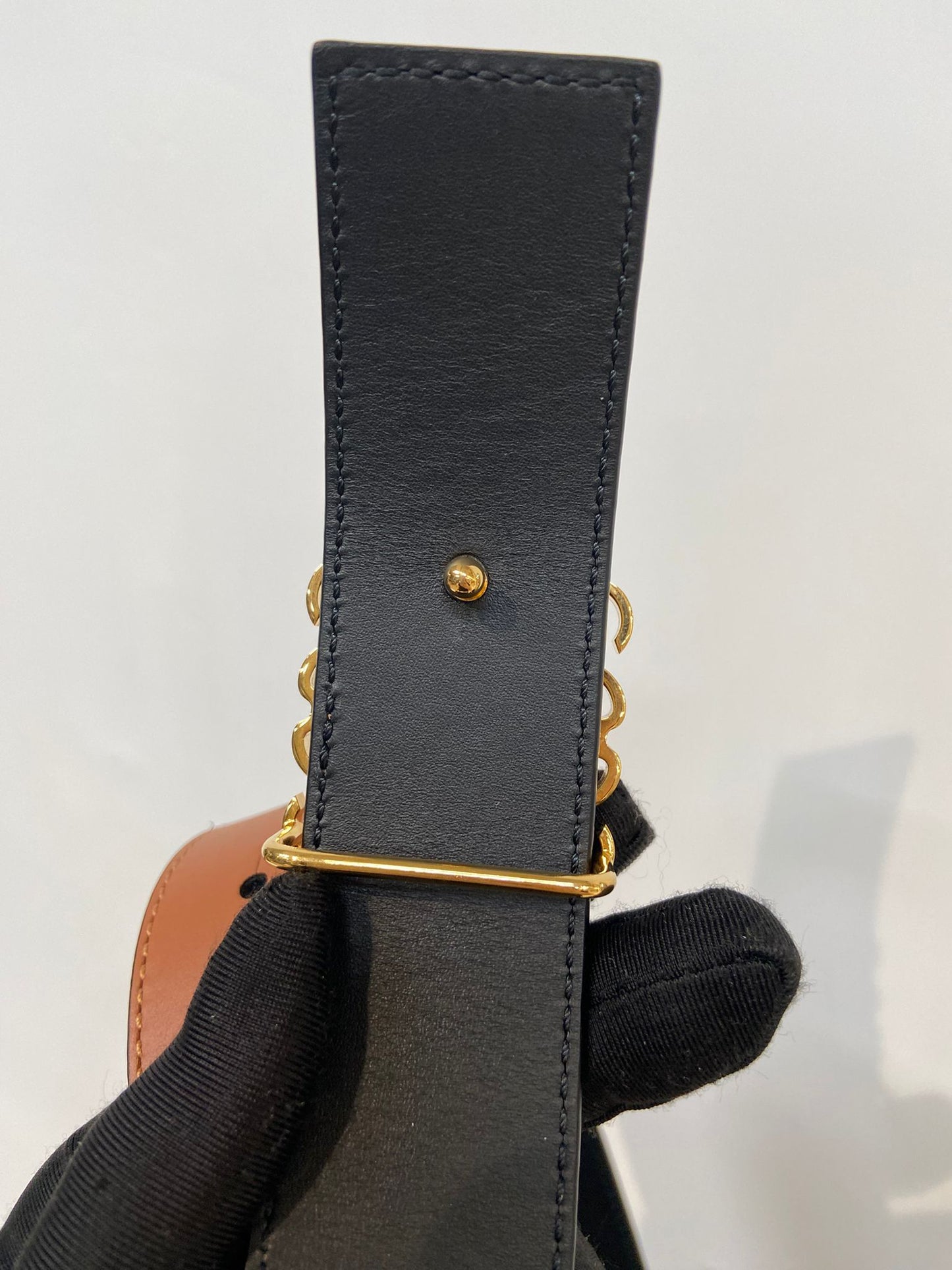 LOEWE 金扣雙面皮帶