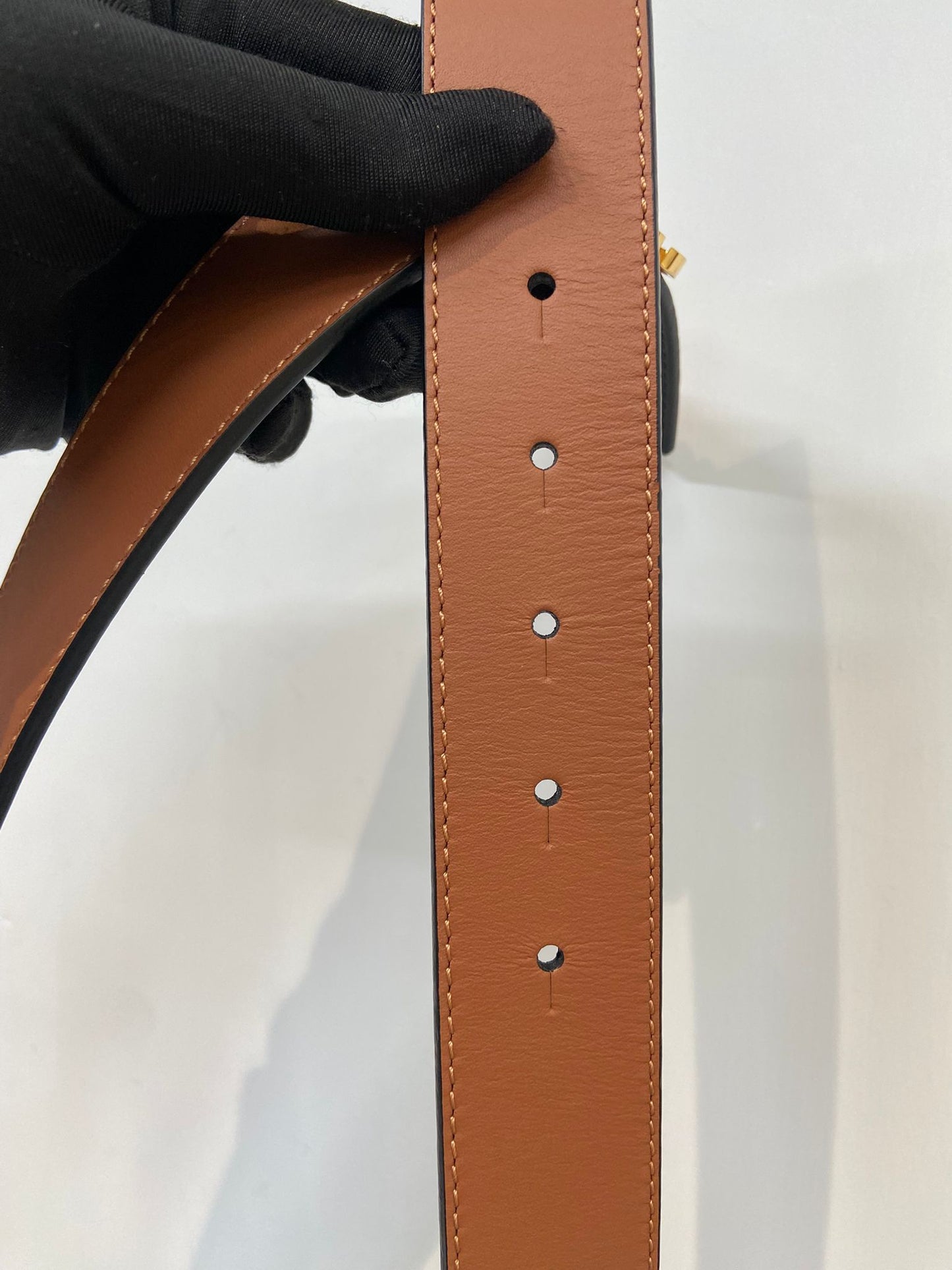 LOEWE 金扣雙面皮帶