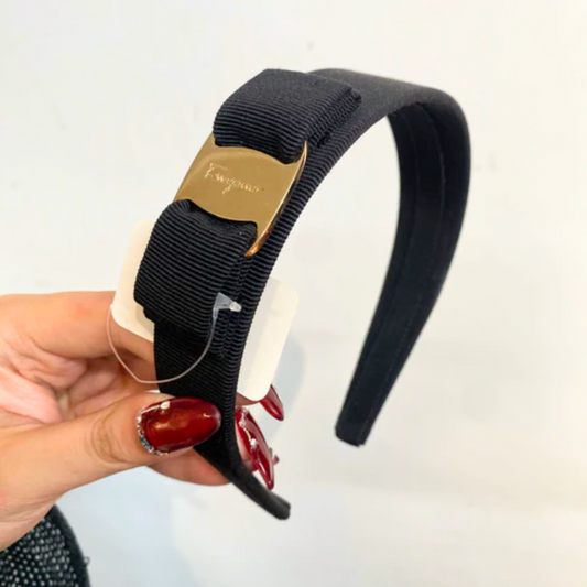Ferragamo 黑金頭箍