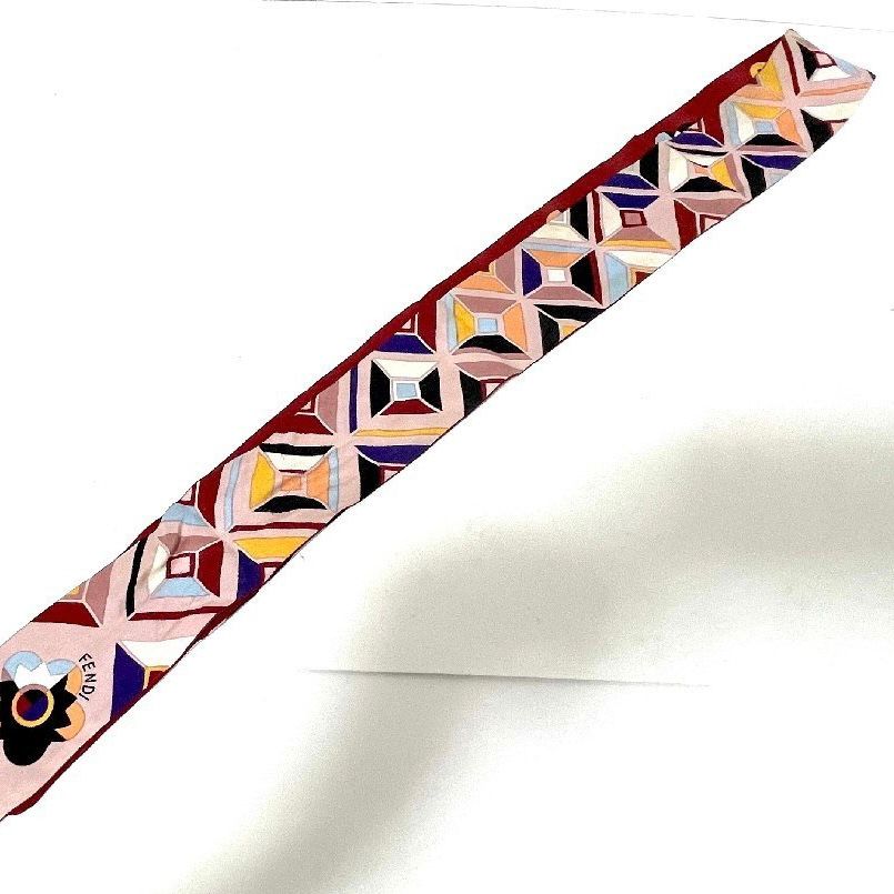 Fendi Twilly 100% Silk 真絲絲巾 連原裝盒