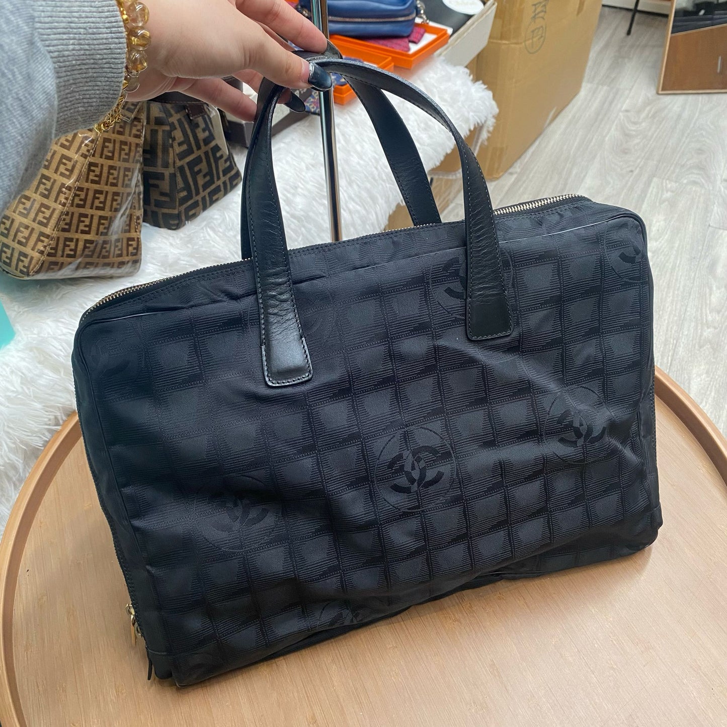 CHANEL 冰格Tote 有卡有貼