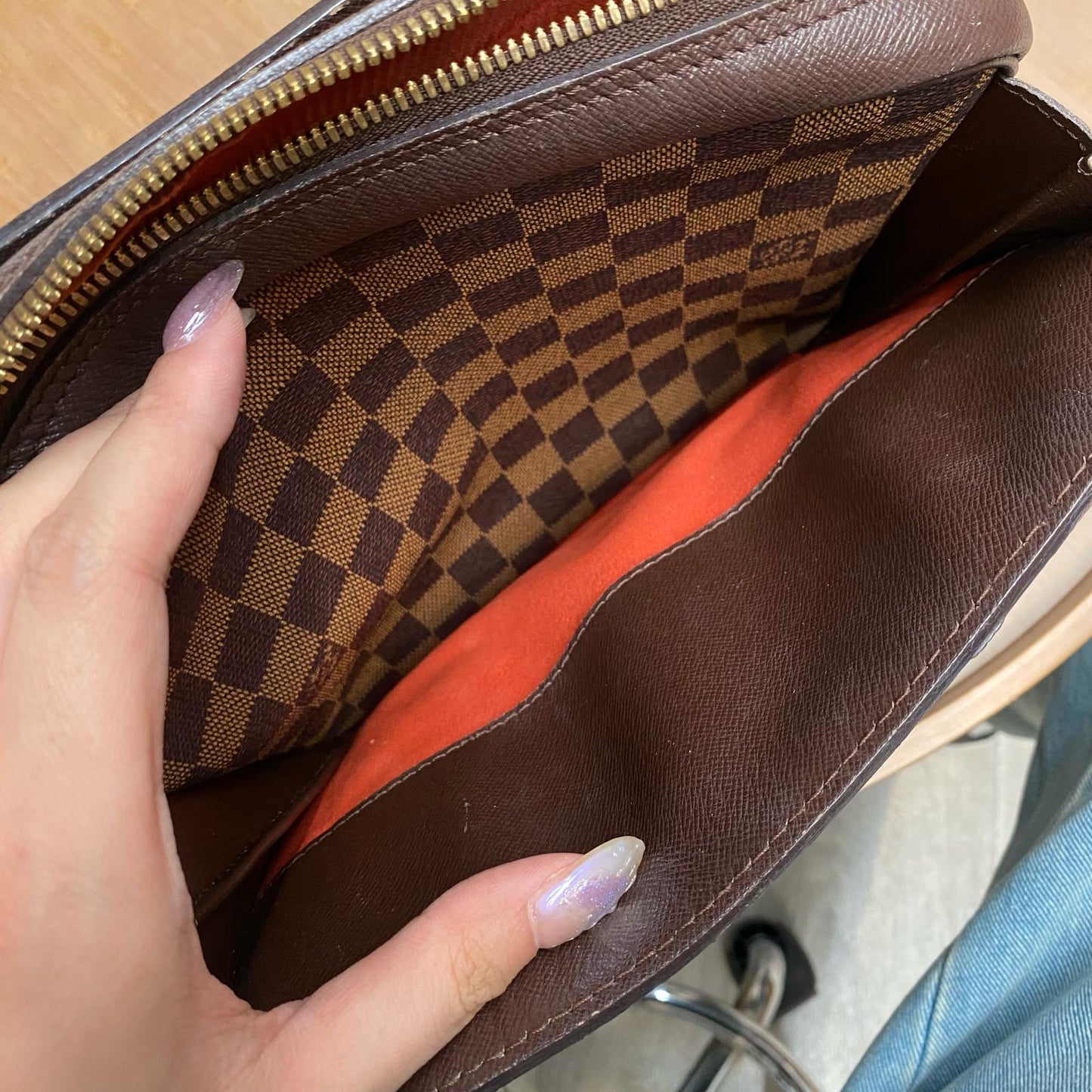 LV 棋盤袋
