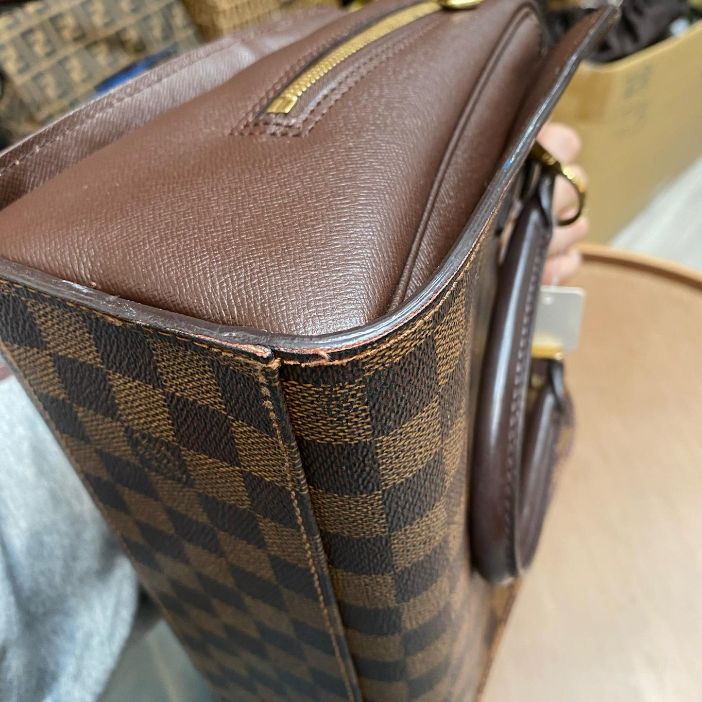 LV 棋盤袋