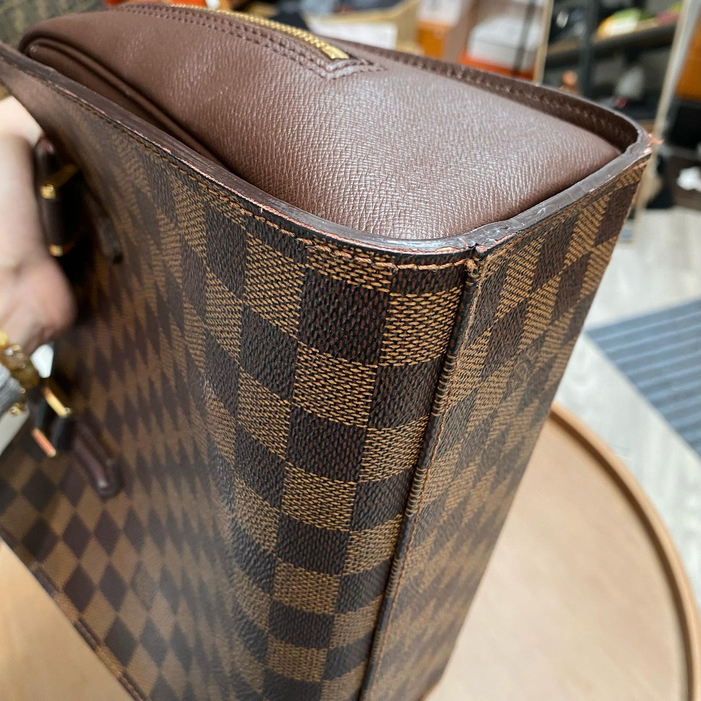 LV 棋盤袋