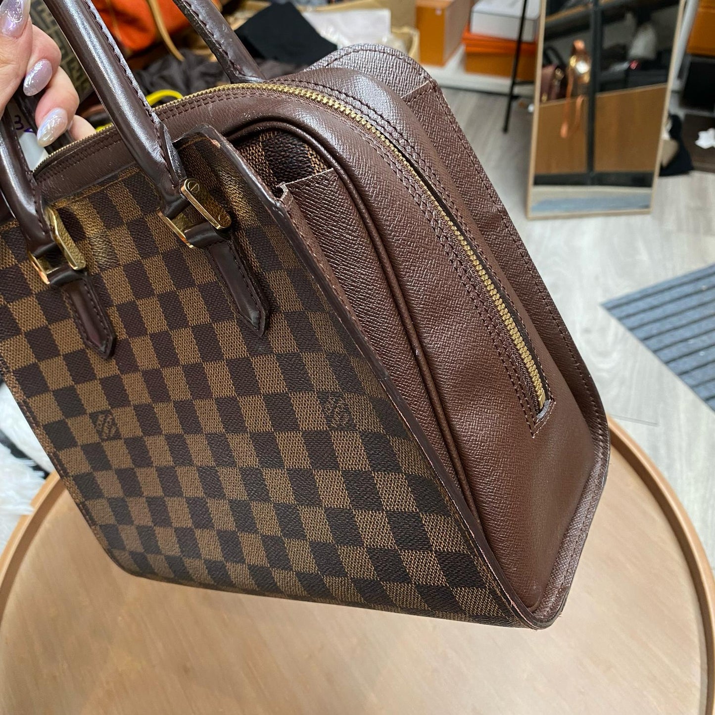 LV 棋盤袋