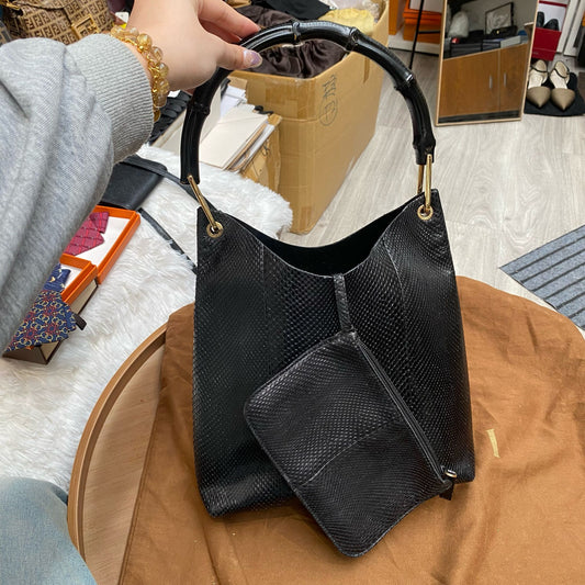 Gucci蜥蜴皮袋 有塵袋