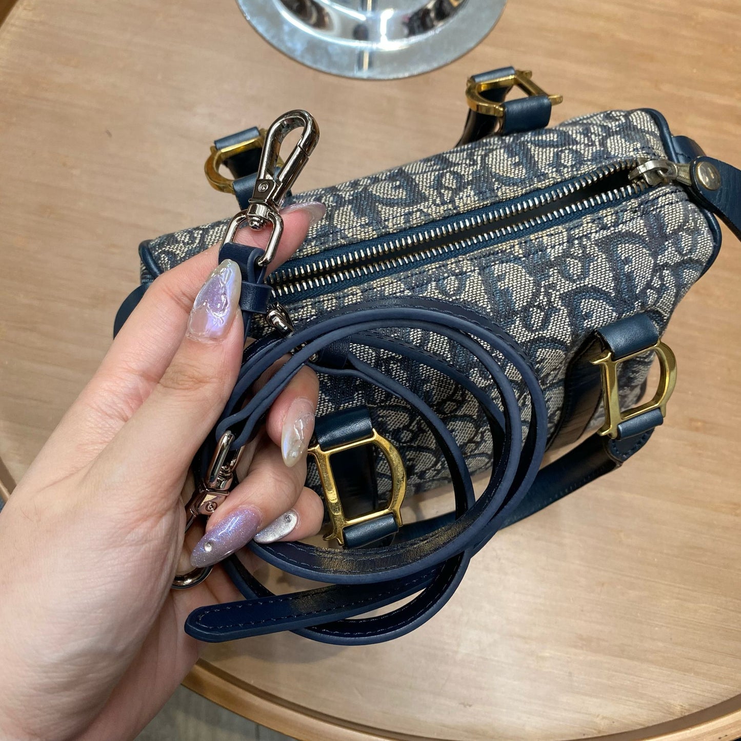 Dior老花小Boston