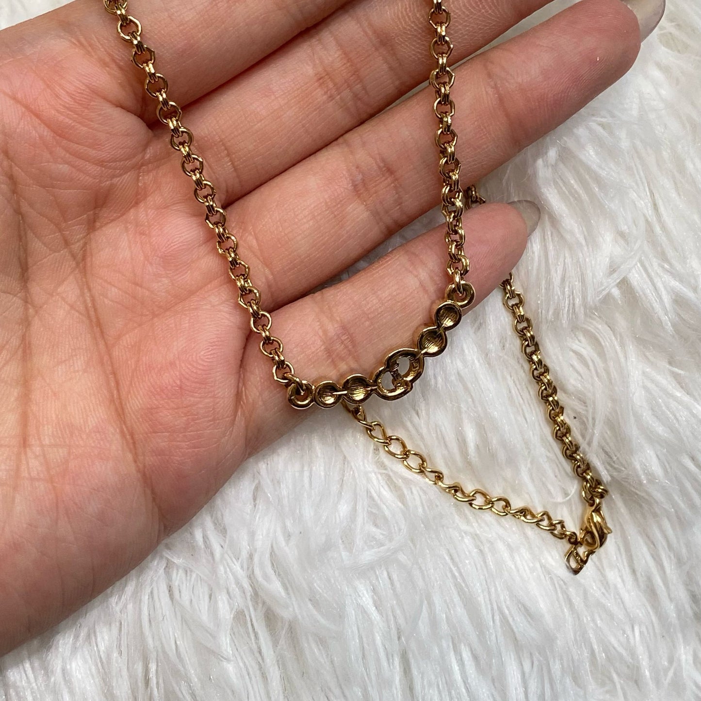 DIOR 4鑽頸鏈