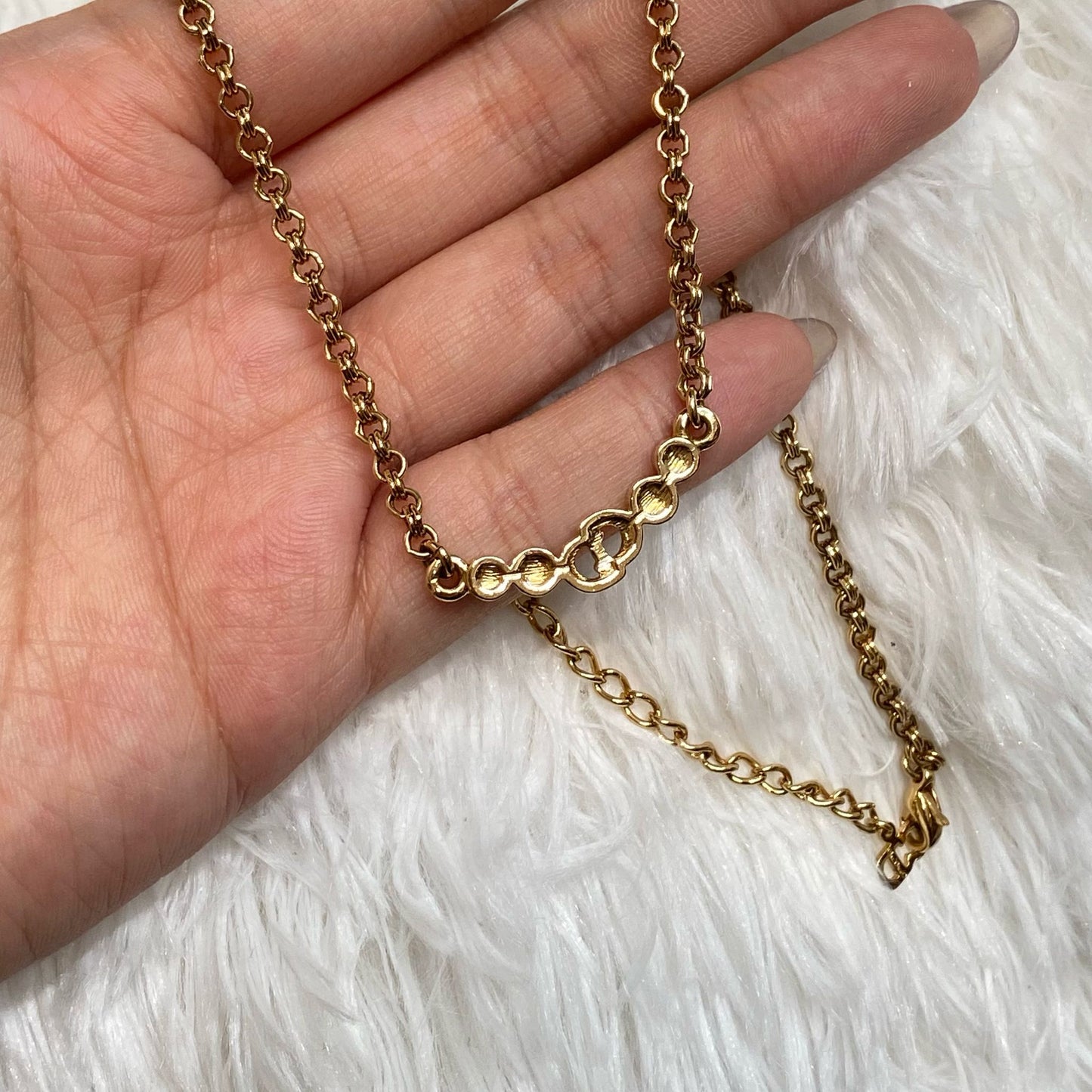 DIOR 4鑽頸鏈