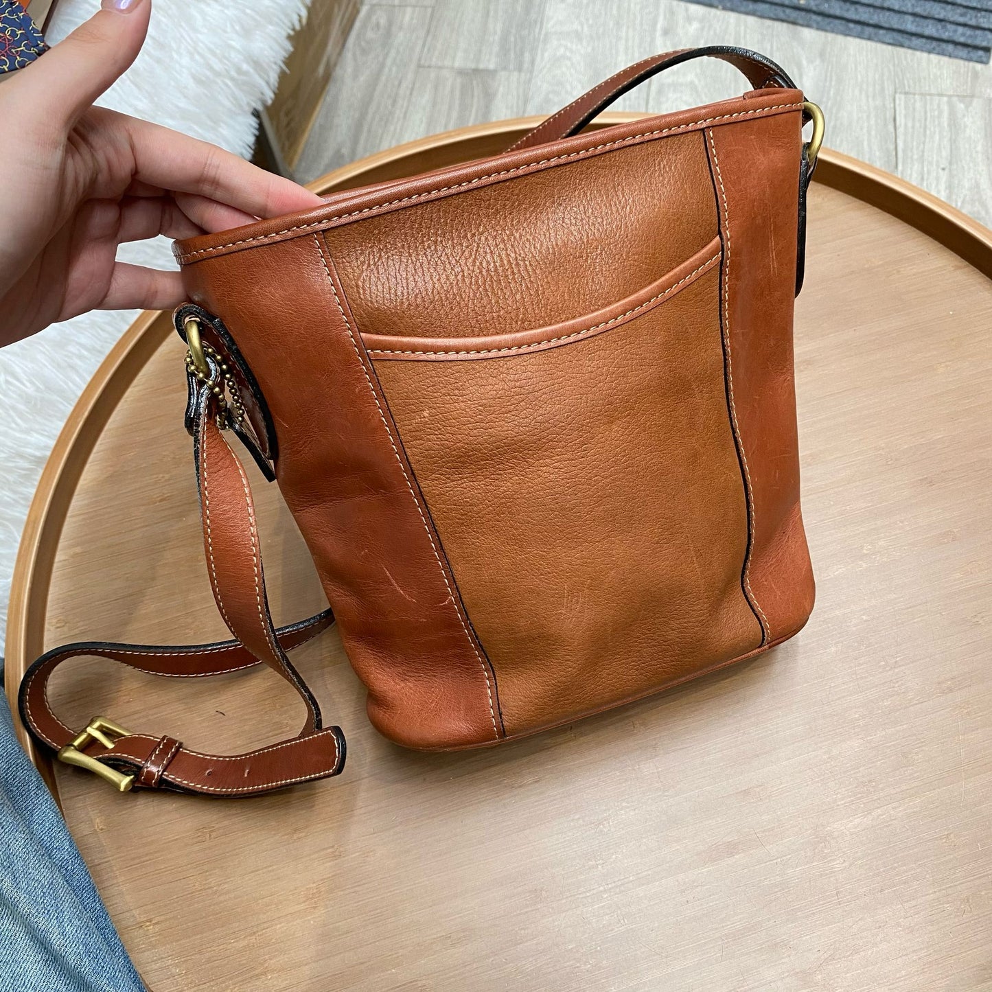 Bally 啡色斜孭袋