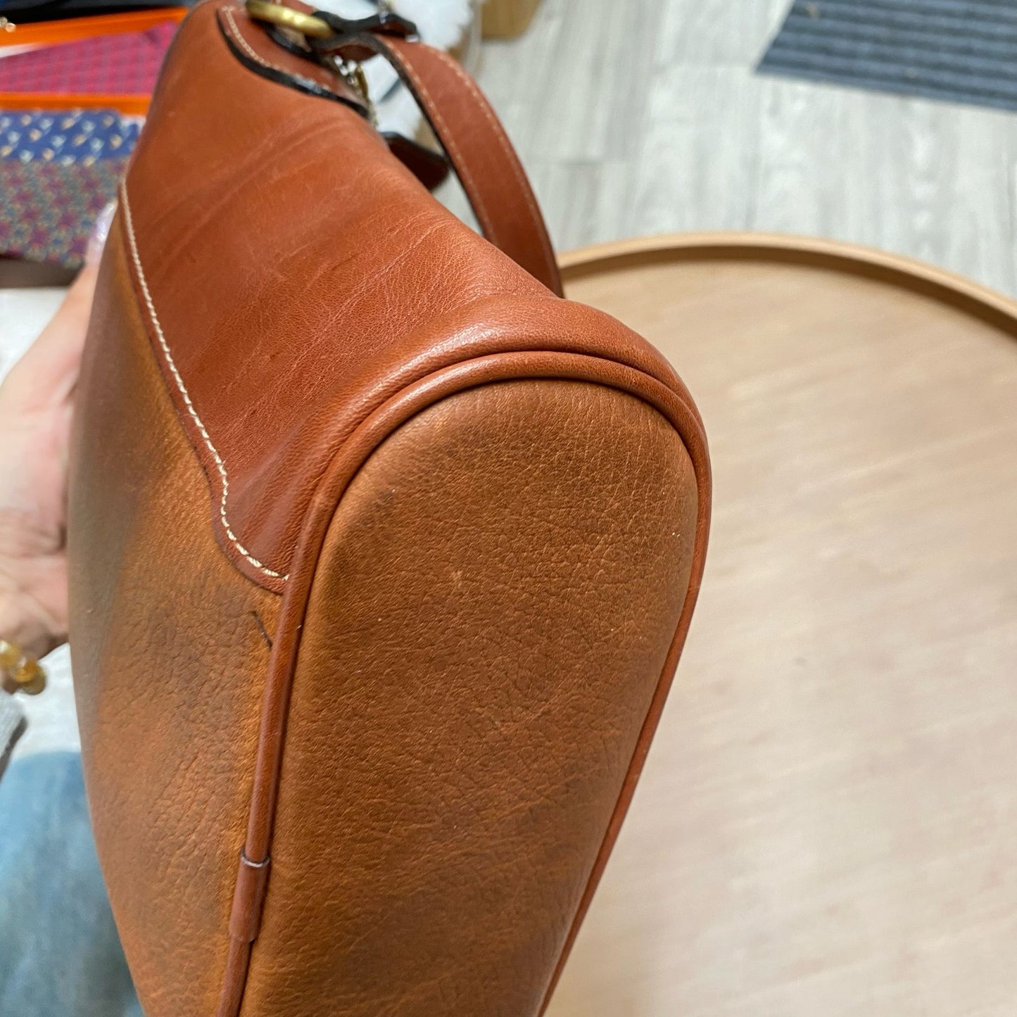 Bally 啡色斜孭袋