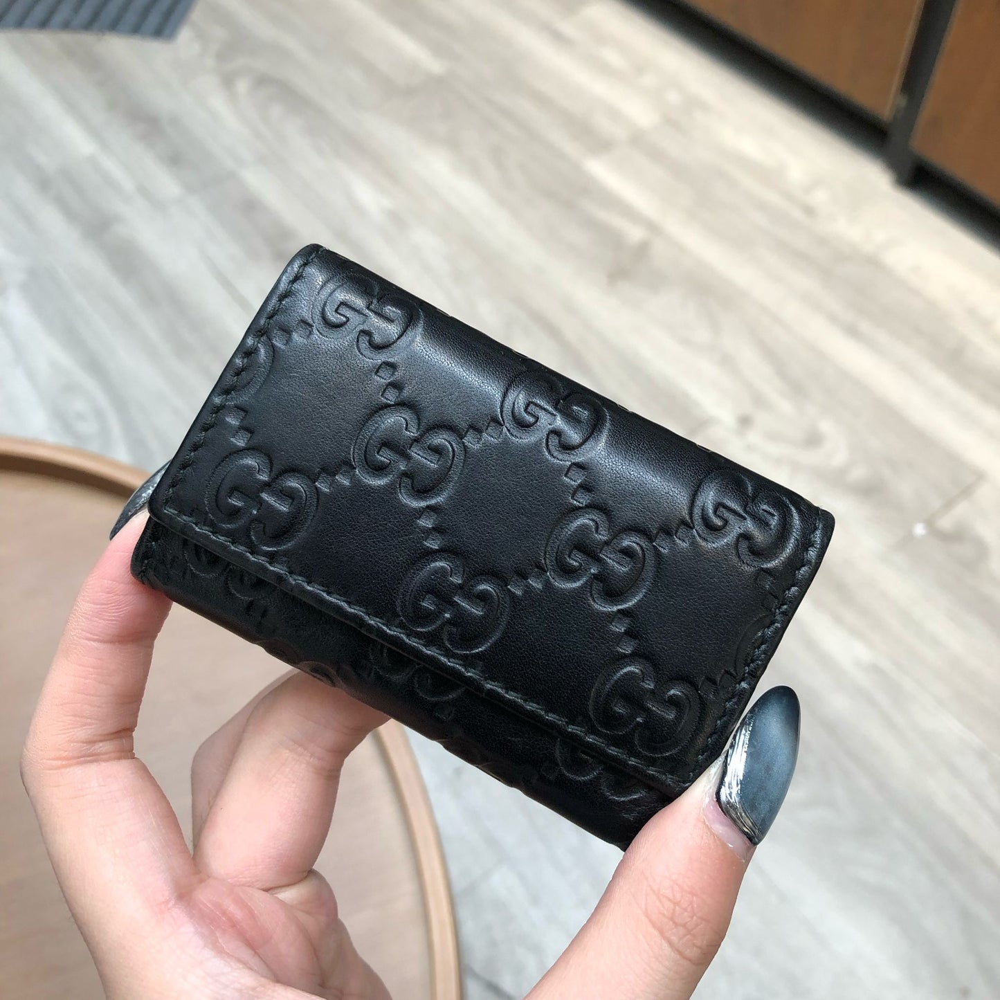Gucci 黑色鎖匙包