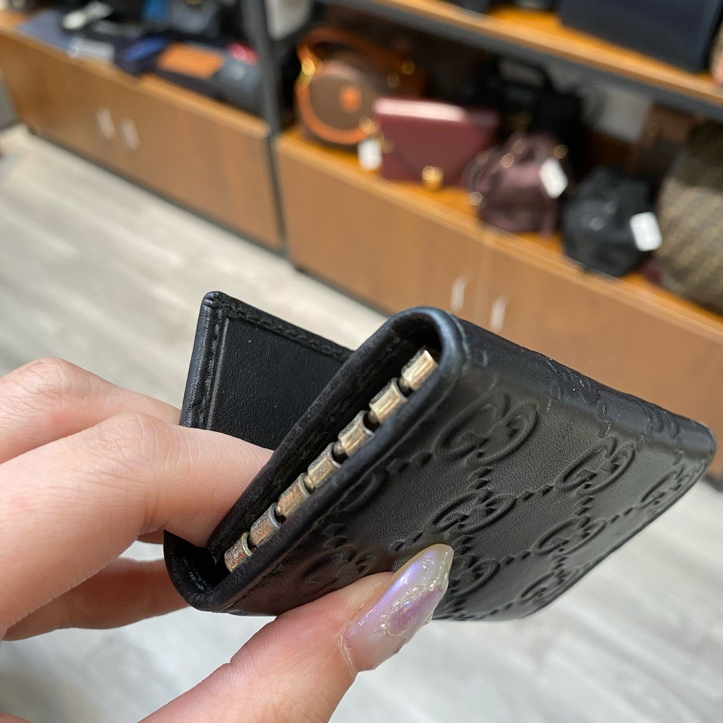 Gucci 黑色鎖匙包