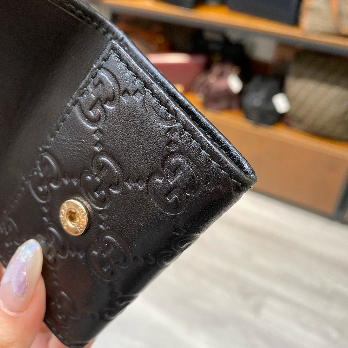 Gucci 黑色鎖匙包