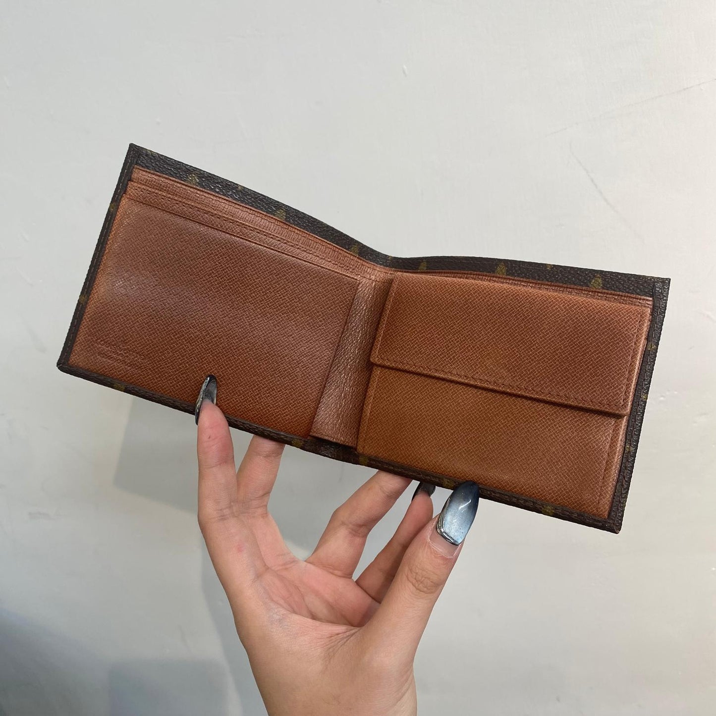 LV 老花短銀包