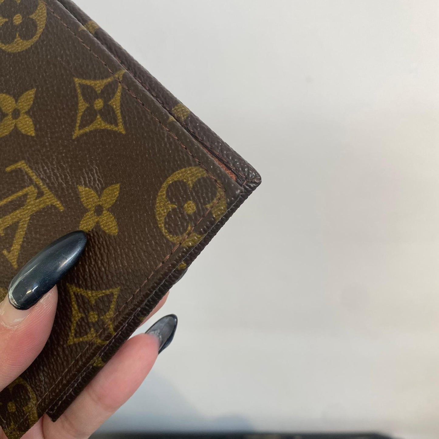 LV 老花短銀包