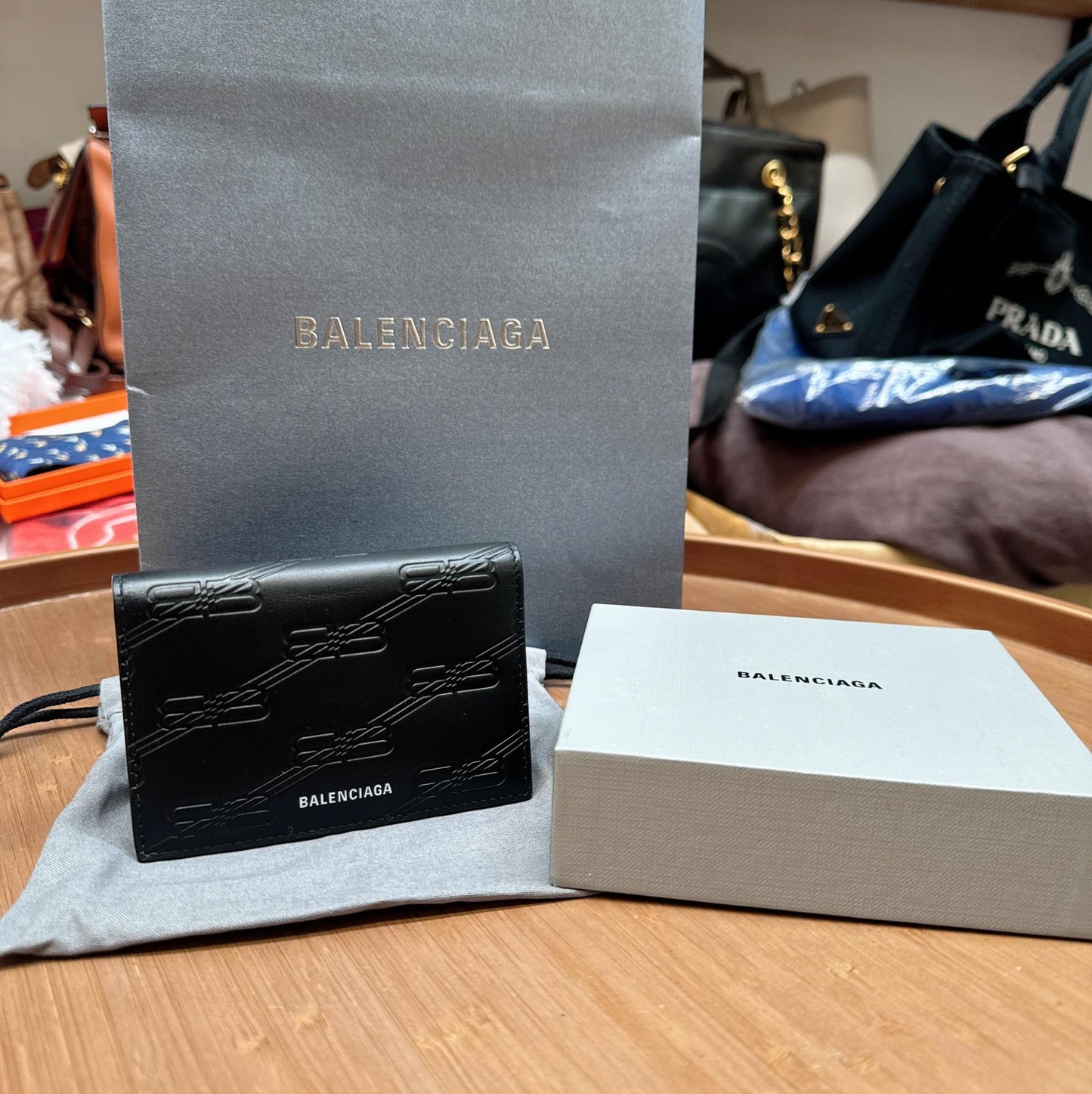 BALENCIAGA 巴黎世家 真皮卡片套