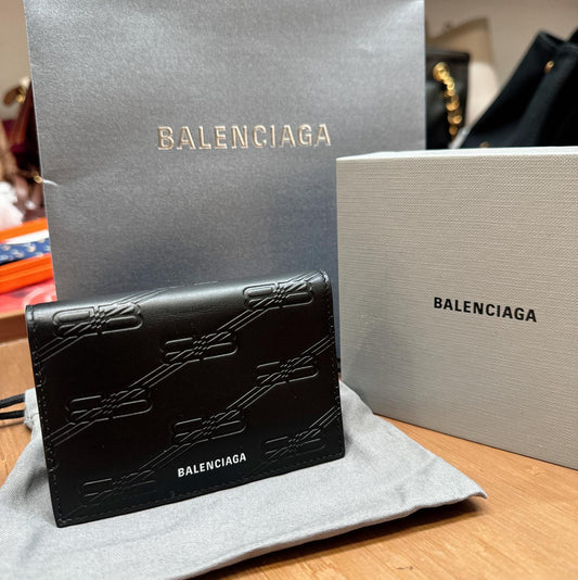 BALENCIAGA 巴黎世家 真皮卡片套