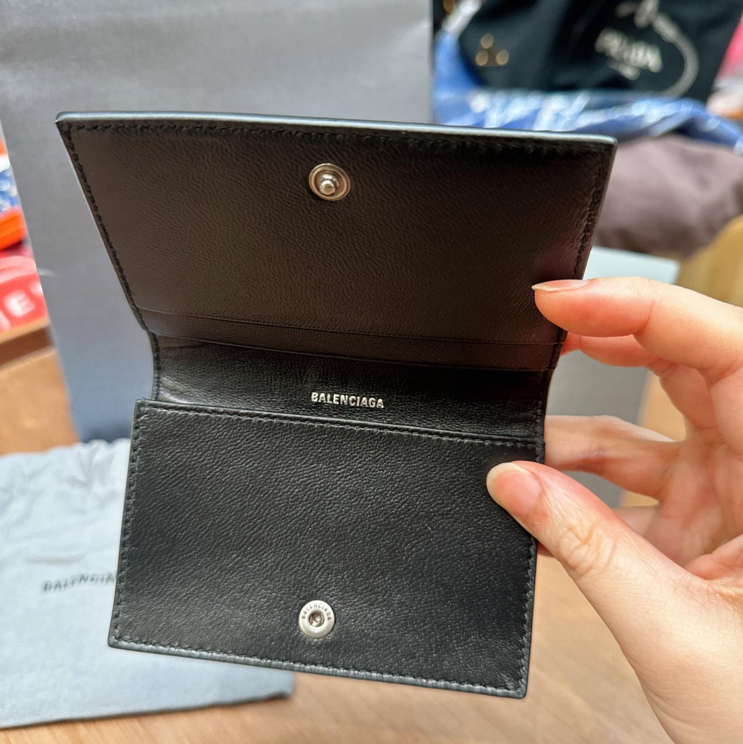 BALENCIAGA 巴黎世家 真皮卡片套