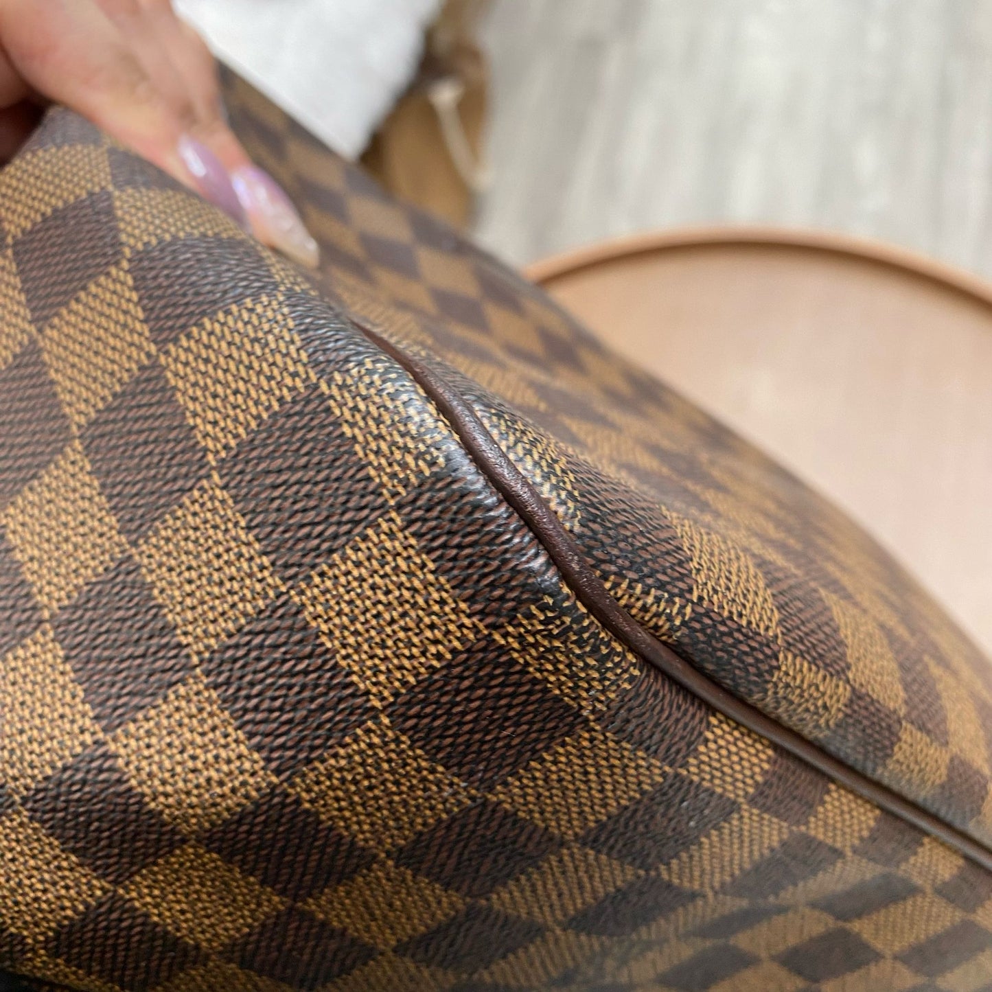 LV 棋盤 Tote