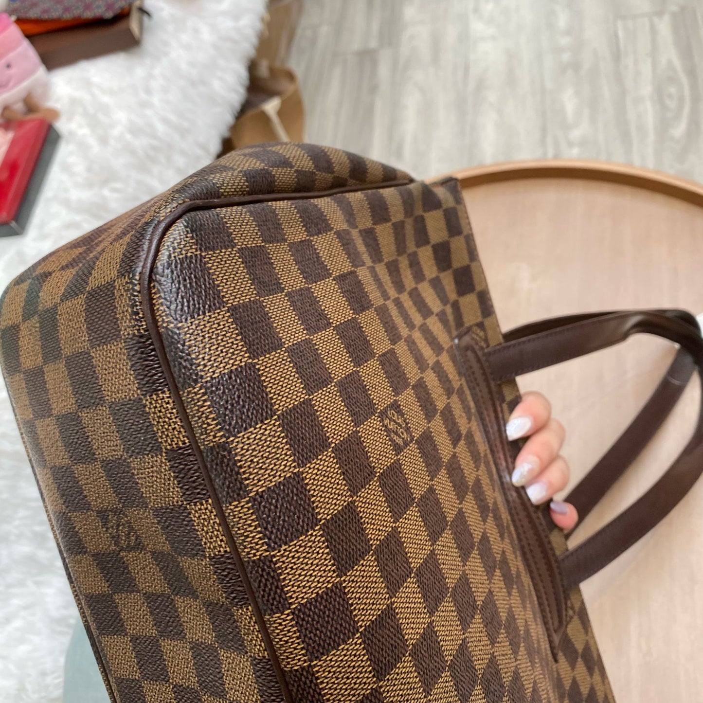 LV 棋盤 Tote